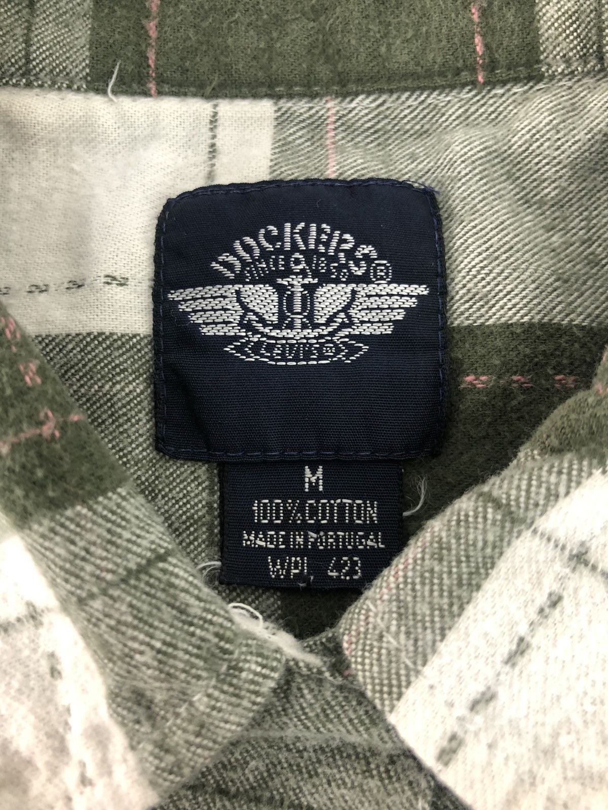 Dockers × Flannel × Vintage Vintage Dockers Flannel Plaid Checked Single Pocket Design Size US L / EU 52-54 / 3 - 3 Thumbnail