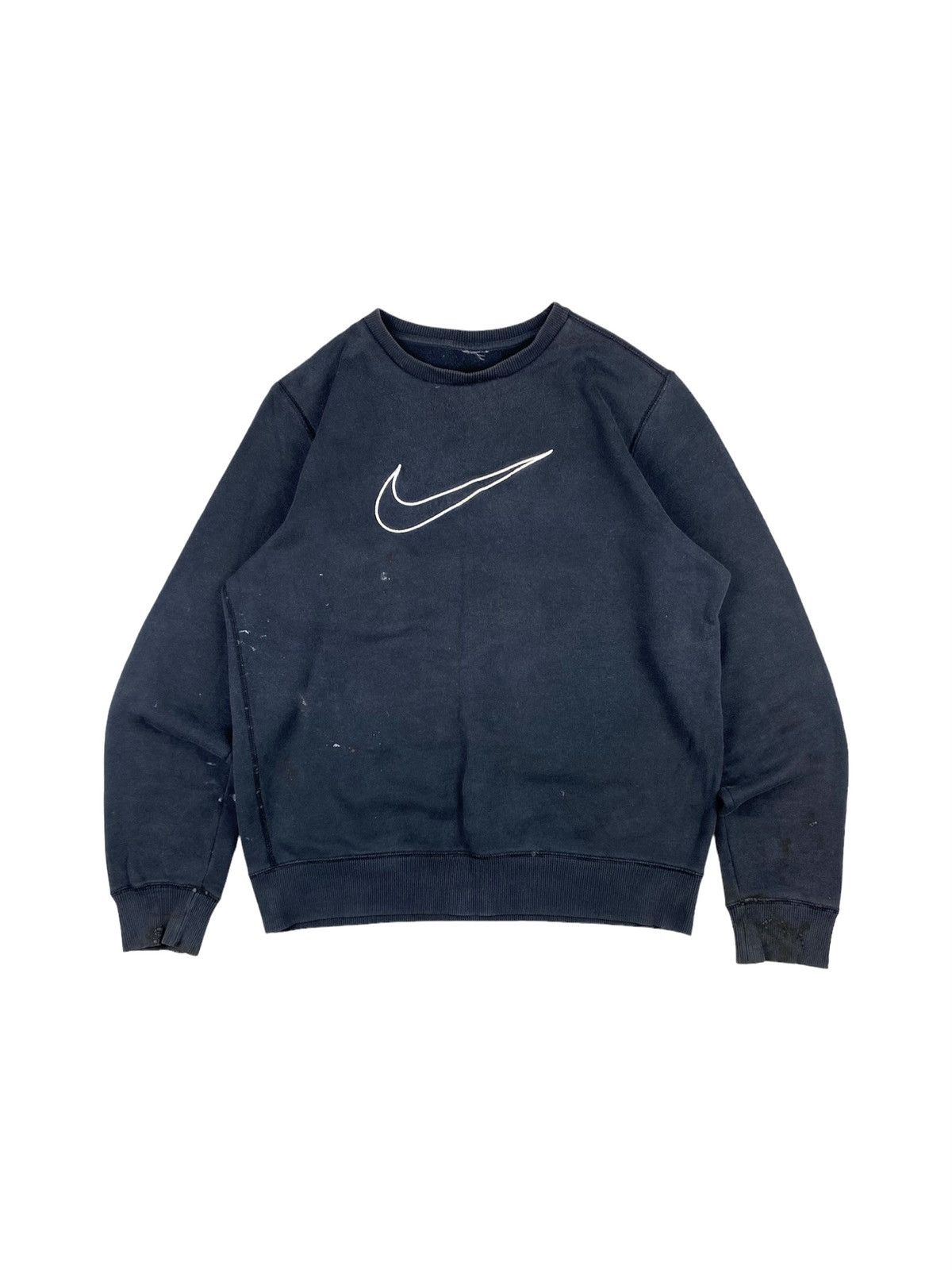 Nike 🦷 Vintage Nike Distressed Sweatshirt Size US M / EU 48-50 / 2 - 1 Thumbnail