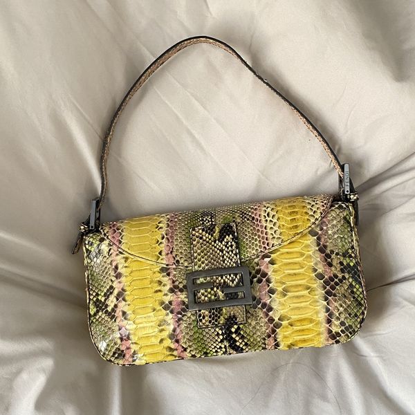 Fendi Fendi Python Baguette RARE | Grailed