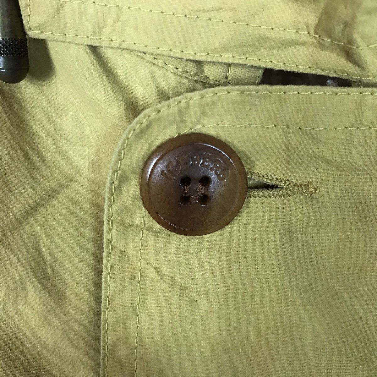 Vintage ICEBERG Italy ‘Money Stencil United State’ Trench