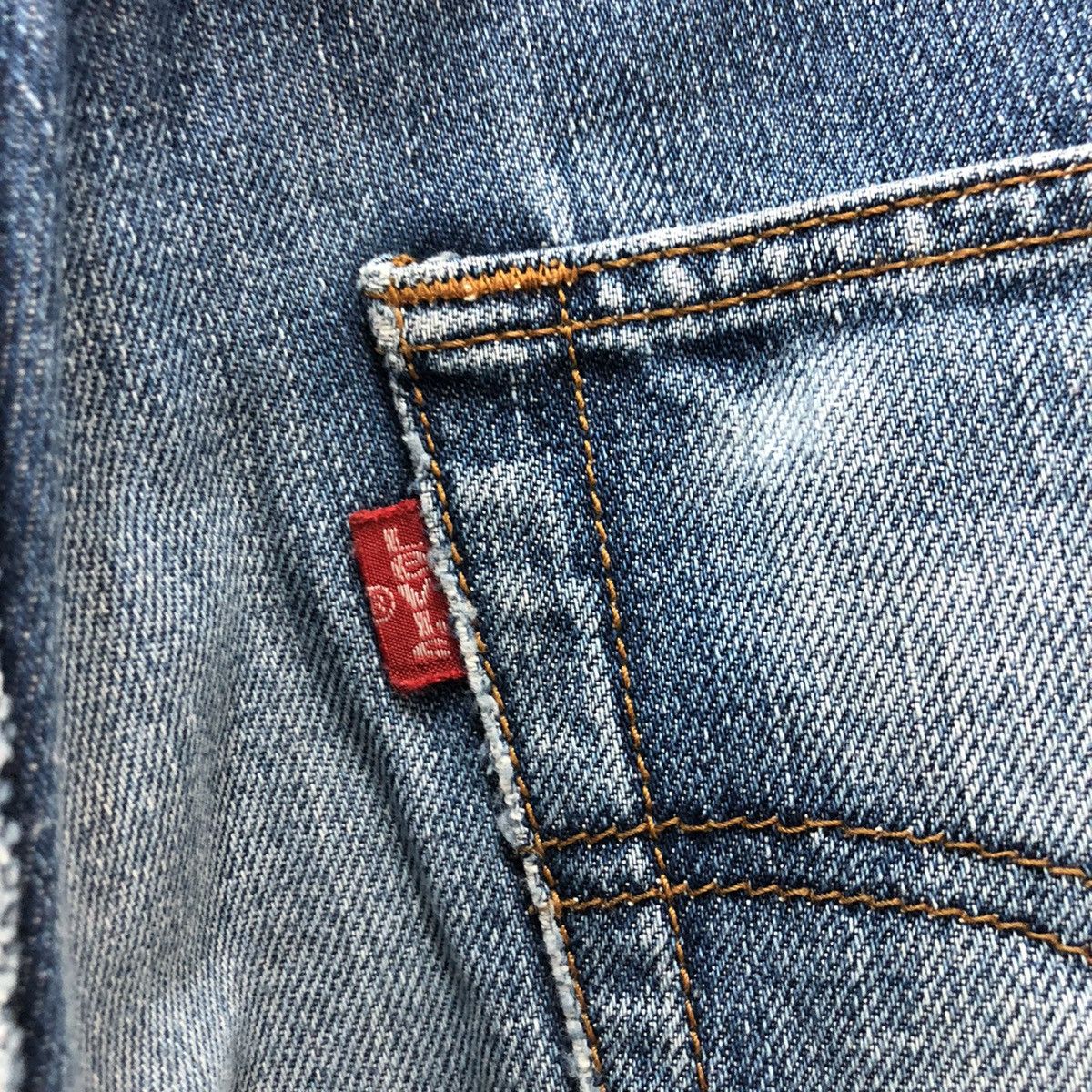 Levi's × Vintage Levis 512 Distressed Denim Jeans inspired Kapital style Size US 33 - 13 Thumbnail
