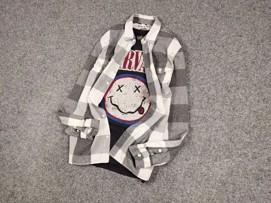 Flannel Vintage Flannel Shirt Checkered Travis Scott Style Hype Size US L / EU 52-54 / 3 - 9 Thumbnail
