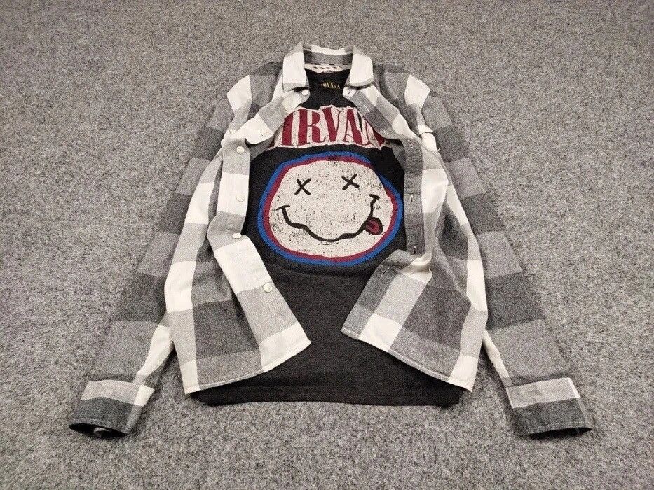 Flannel Vintage Flannel Shirt Checkered Travis Scott Style Hype Size US L / EU 52-54 / 3 - 2 Thumbnail