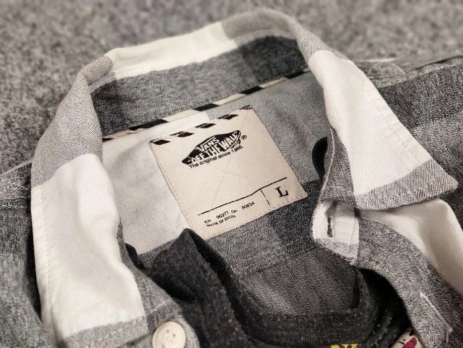 Flannel Vintage Flannel Shirt Checkered Travis Scott Style Hype Size US L / EU 52-54 / 3 - 12 Thumbnail