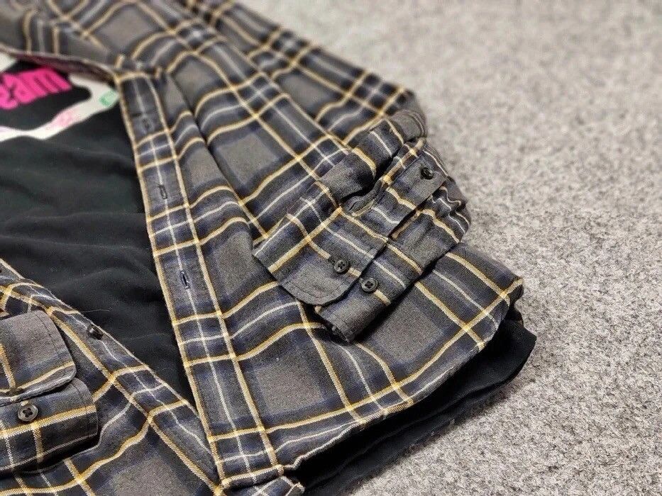 Flannel Vintage Flannel Shirt Checkered Travis Scott Style Hype Size US M / EU 48-50 / 2 - 14 Thumbnail