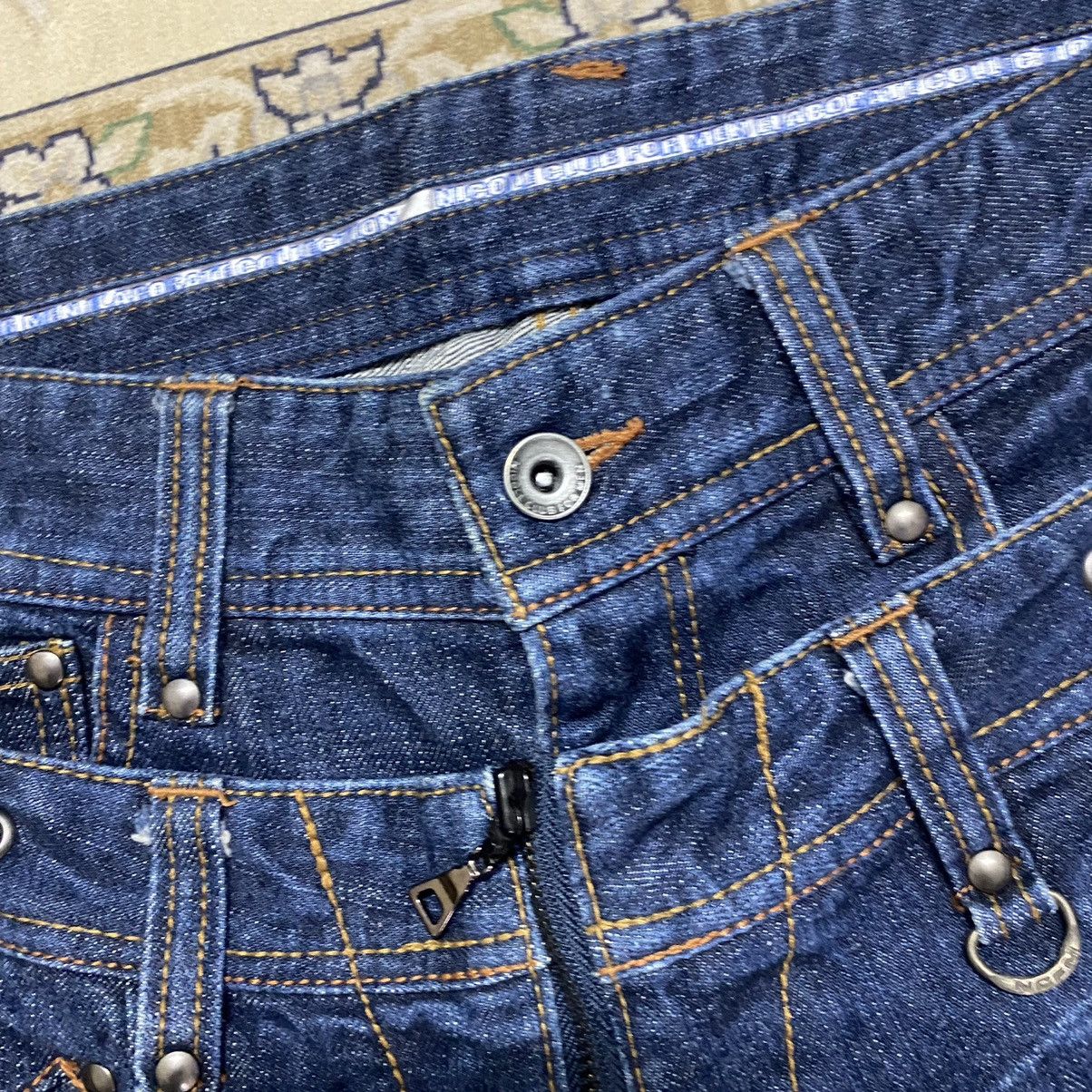 Nicole Club Nicole Club For Men Denim Double Waist Flare Jeans Size US 34 / EU 50 - 8 Thumbnail