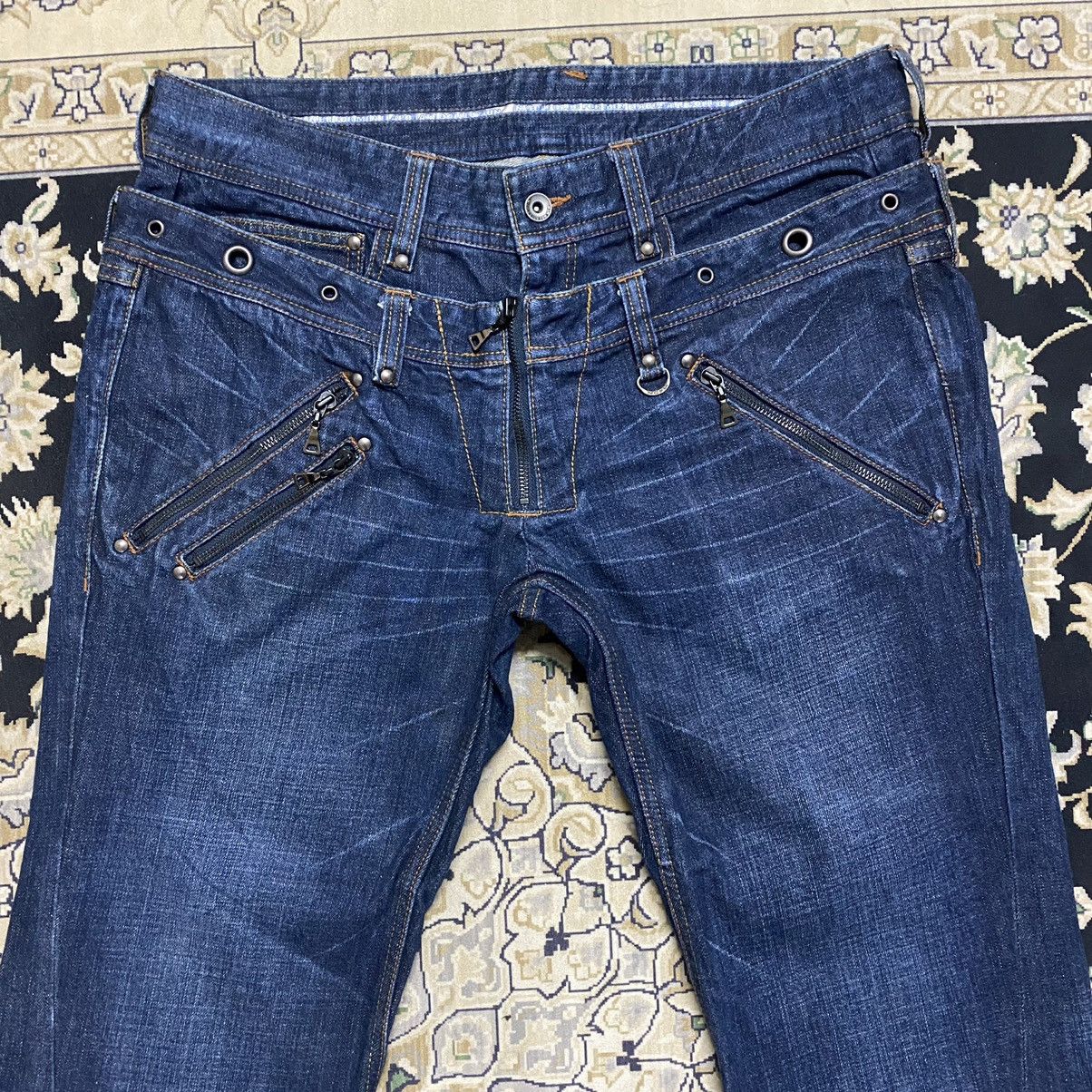 Nicole Club Nicole Club For Men Denim Double Waist Flare Jeans Size US 34 / EU 50 - 4 Thumbnail