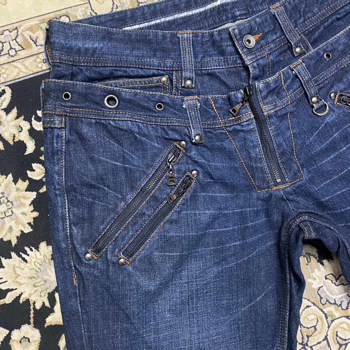 Nicole Club Nicole Club For Men Denim Double Waist Flare Jeans Size US 34 / EU 50 - 6 Thumbnail