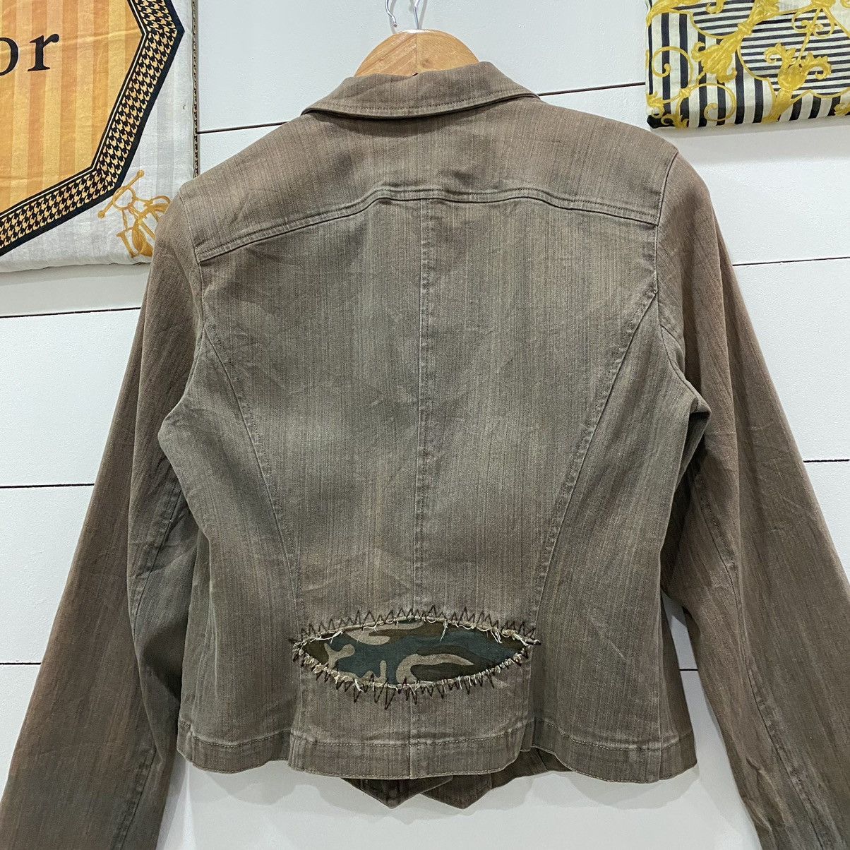 If Six Was Nine Intellection Camo Patchwork Cropped Jacket Kapital Style Size US XS / EU 42 / 0 - 6 Thumbnail