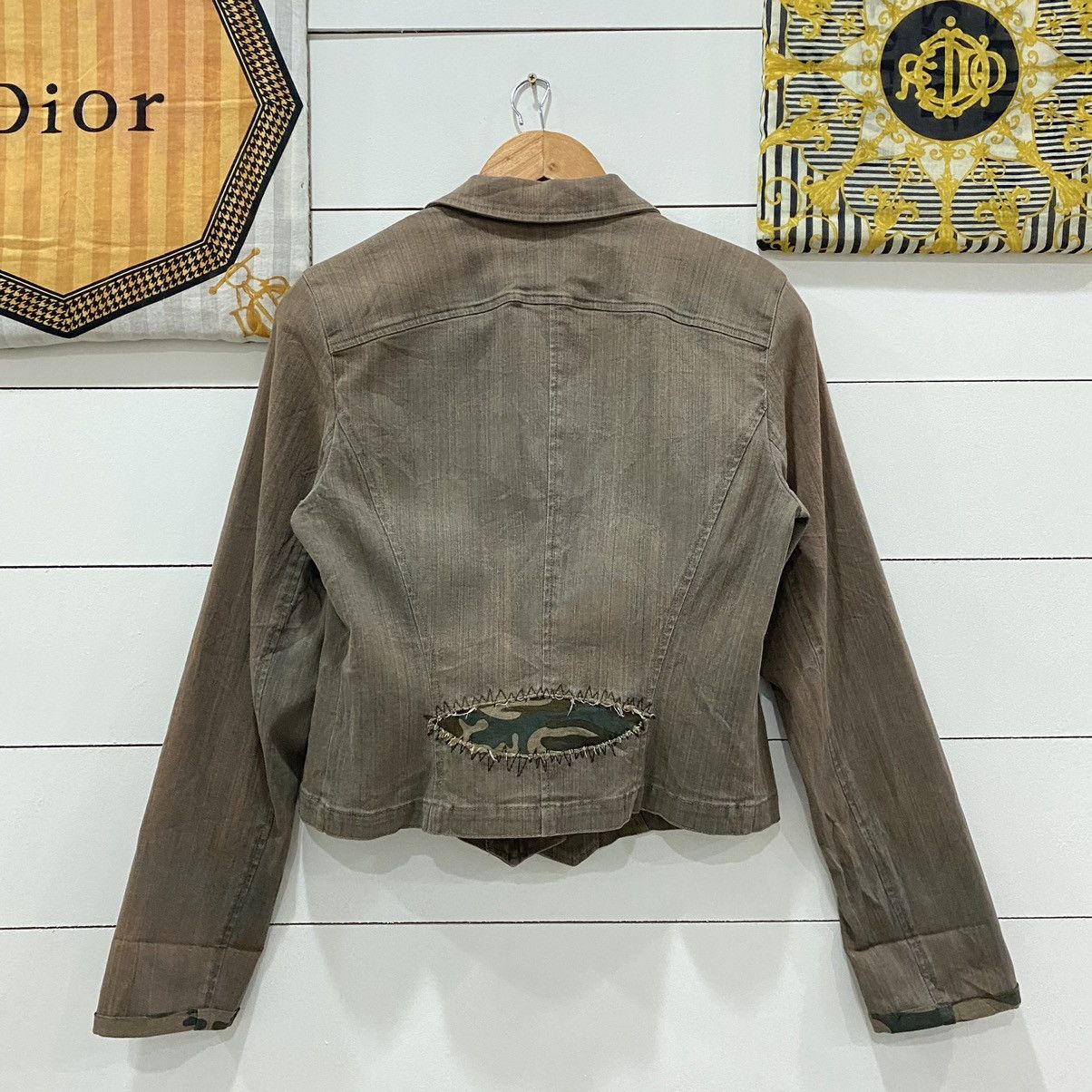 If Six Was Nine Intellection Camo Patchwork Cropped Jacket Kapital Style Size US XS / EU 42 / 0 - 5 Thumbnail