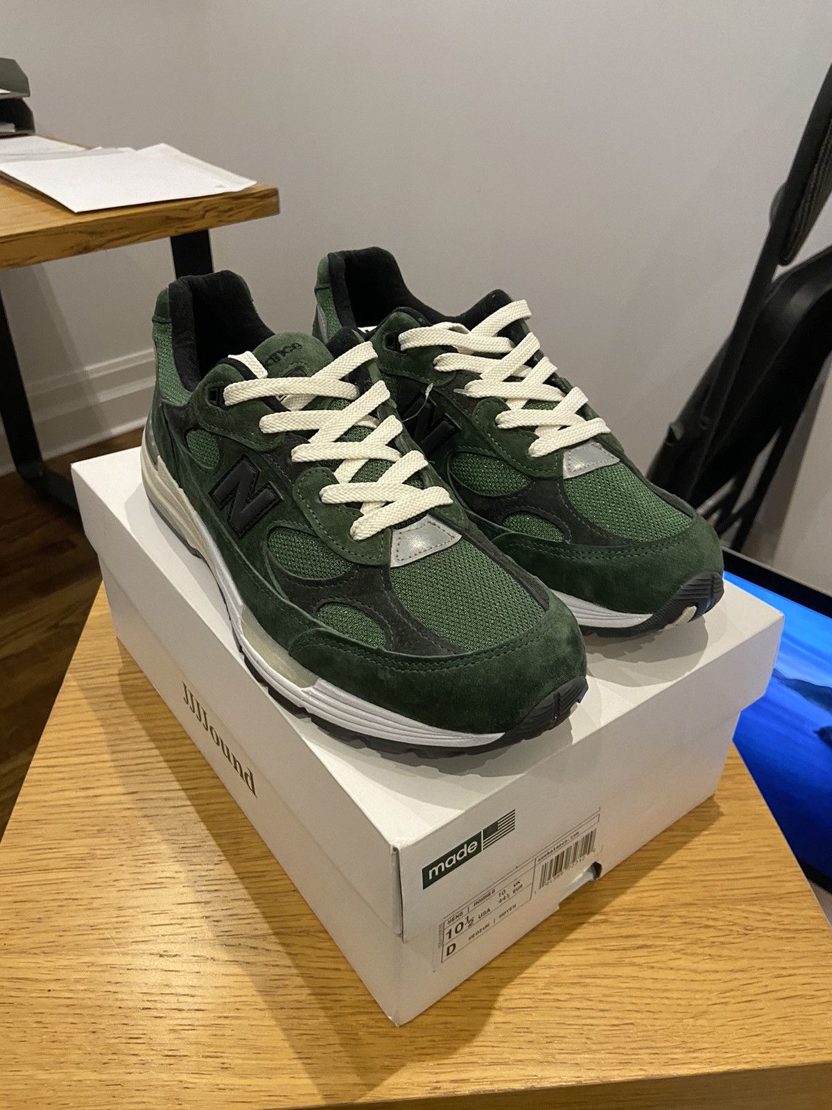 Jjjjound × New Balance Jjjjound New balance 992 green | Grailed