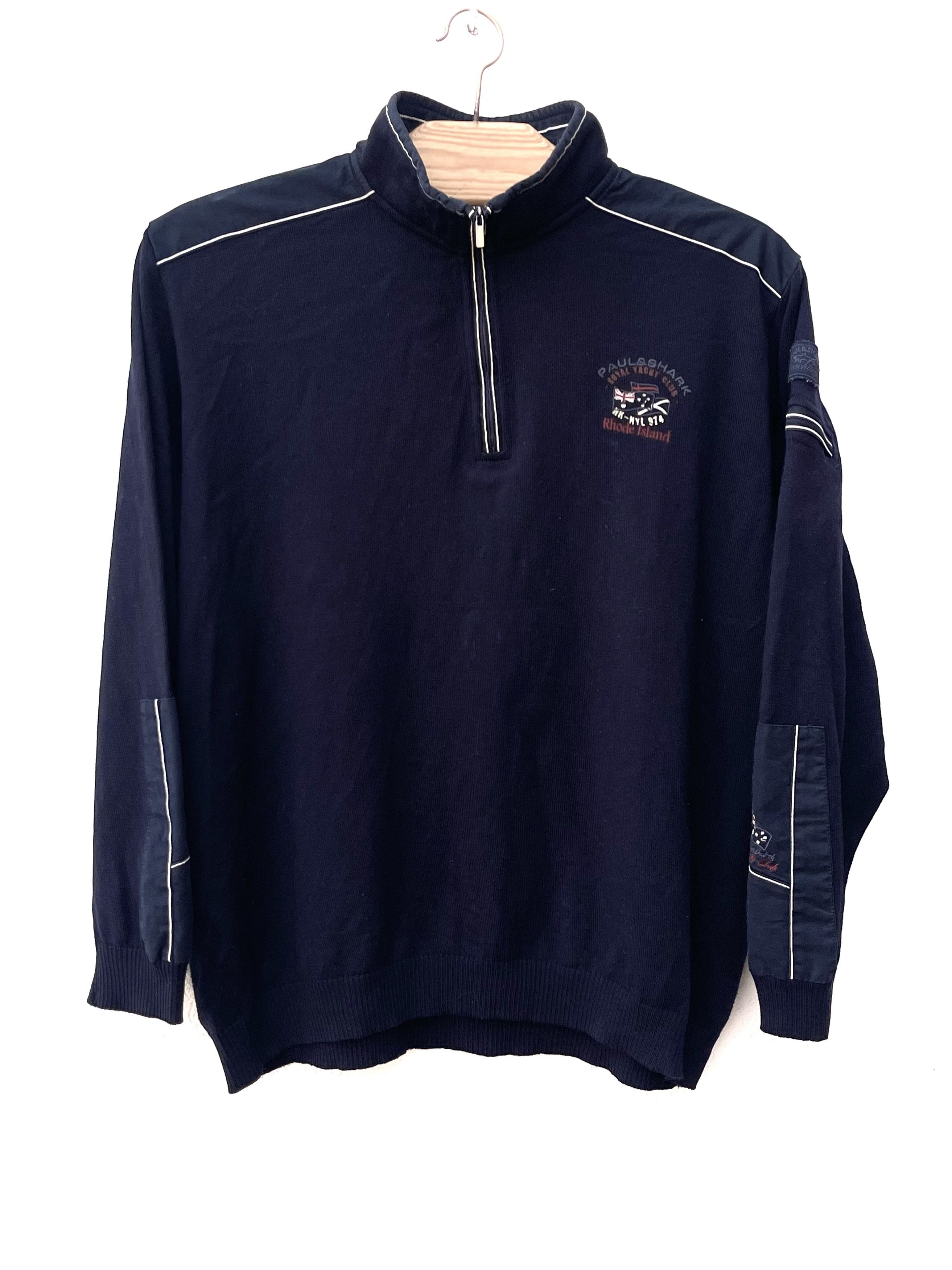 Paul & Shark 🔥yachting sweater paul & shark wool size xl half zip Size US XL / EU 56 / 4 - 1 Thumbnail