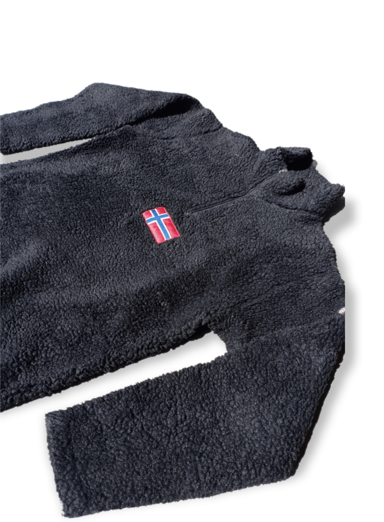 Napapijri Napapijri Fleece Deep Pile Halfzipper Big Logo Jacket Size US S / EU 44-46 / 1 - 2 Thumbnail