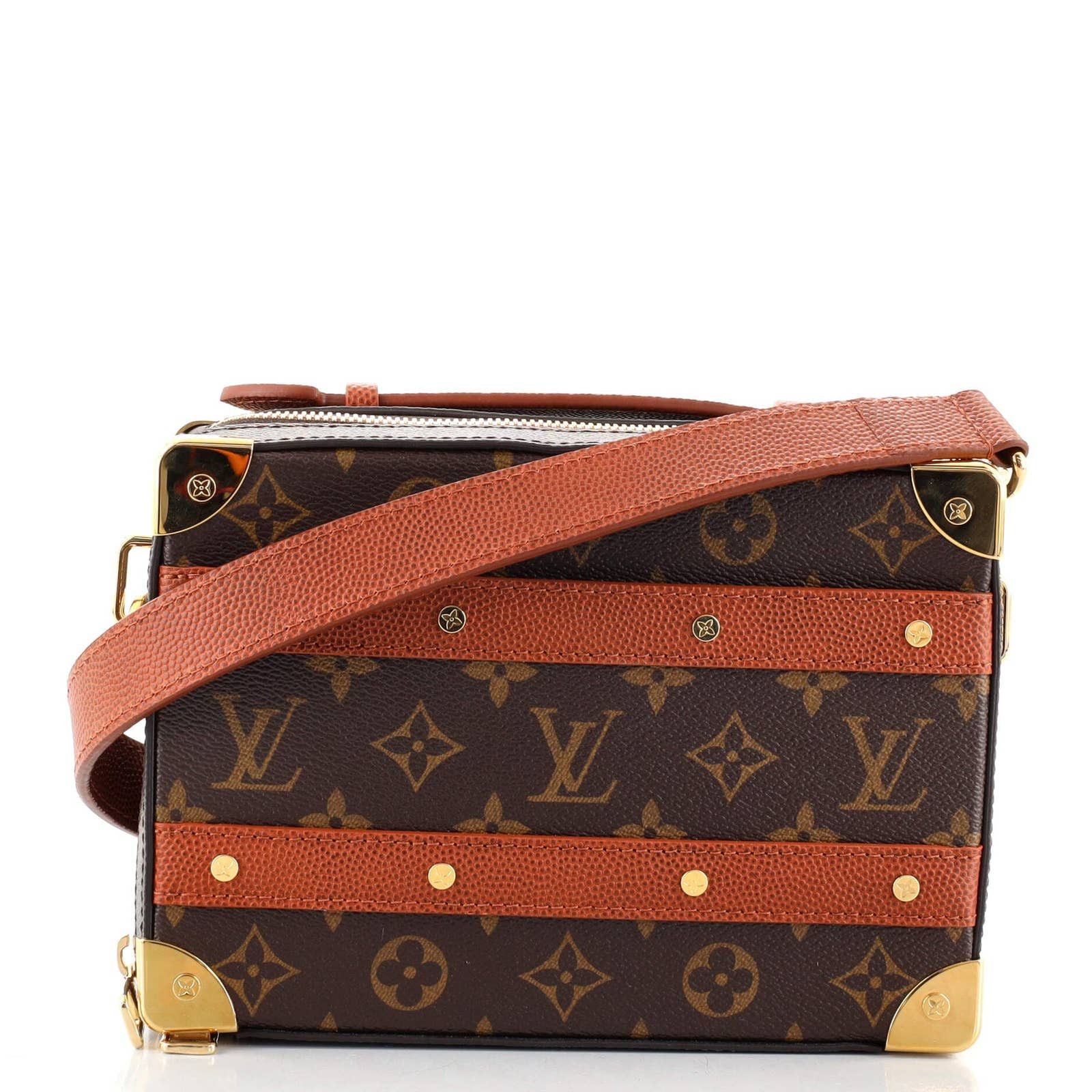 LOUIS VUITTON X NBA Grained Calfskin Monogram Handle Trunk Black 1065634