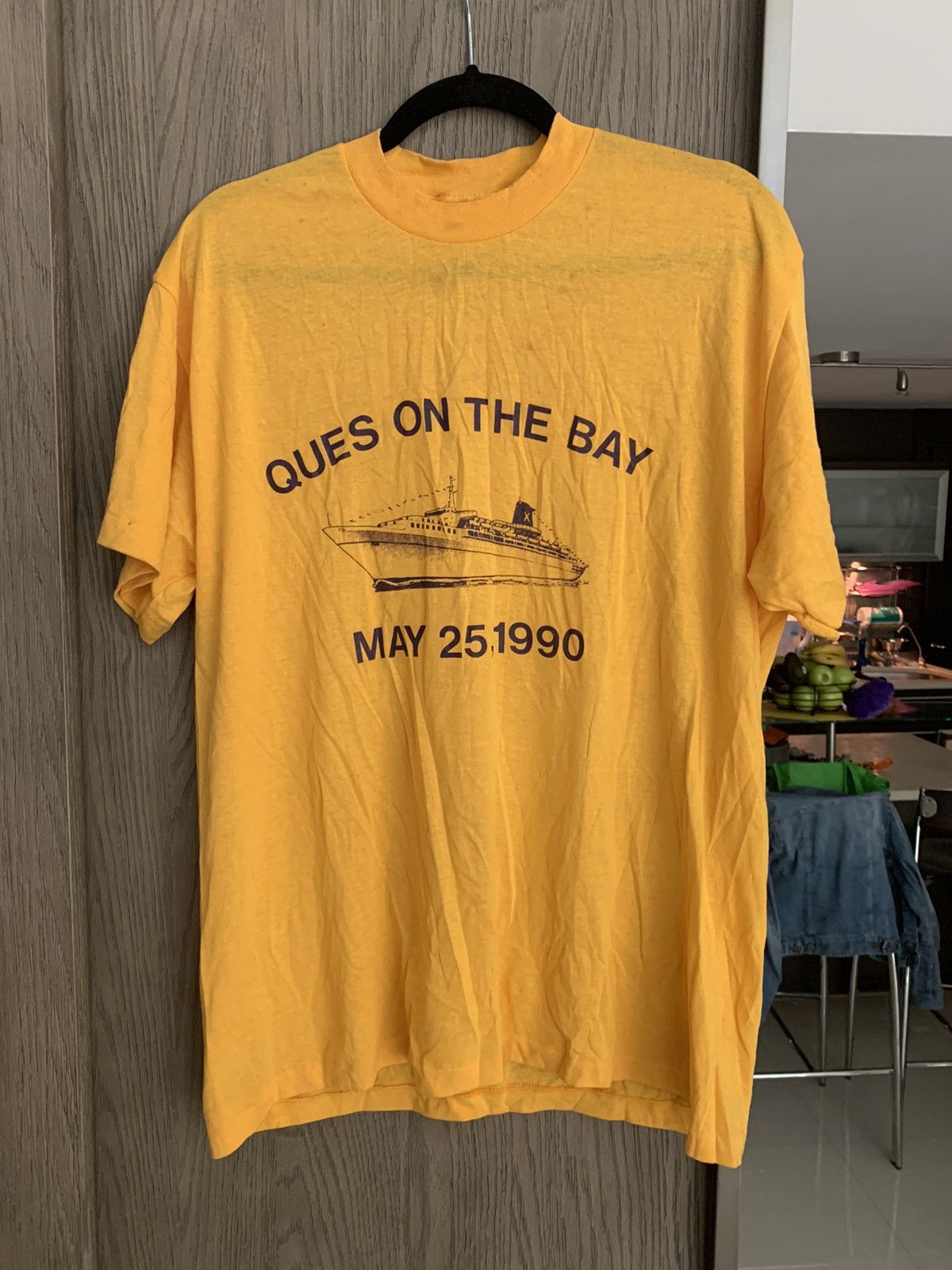 Vintage Vintage 1990 Ques On The Bay shirt Size US XL / EU 56 / 4 - 2 Thumbnail