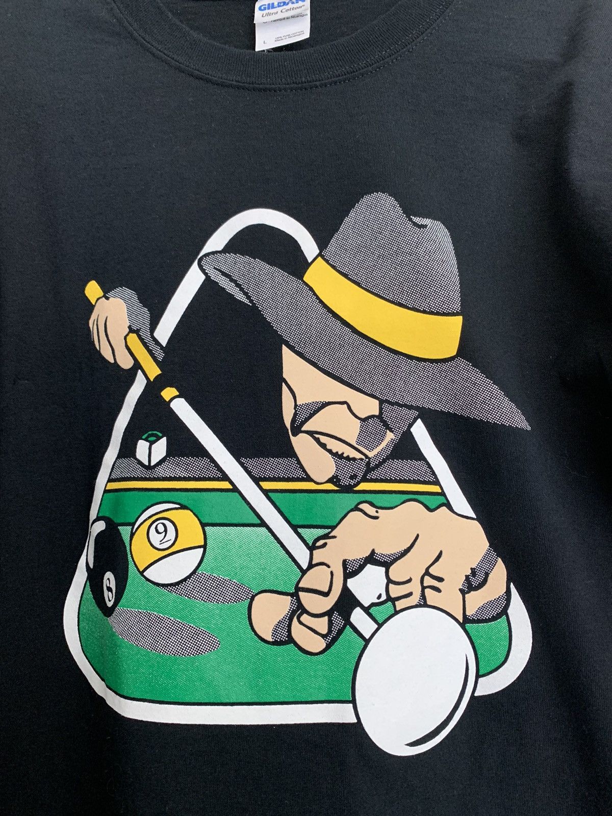 Vintage Vintage Hustle Me Pool Billiards tshirt tee Size US L / EU 52-54 / 3 - 1 Thumbnail
