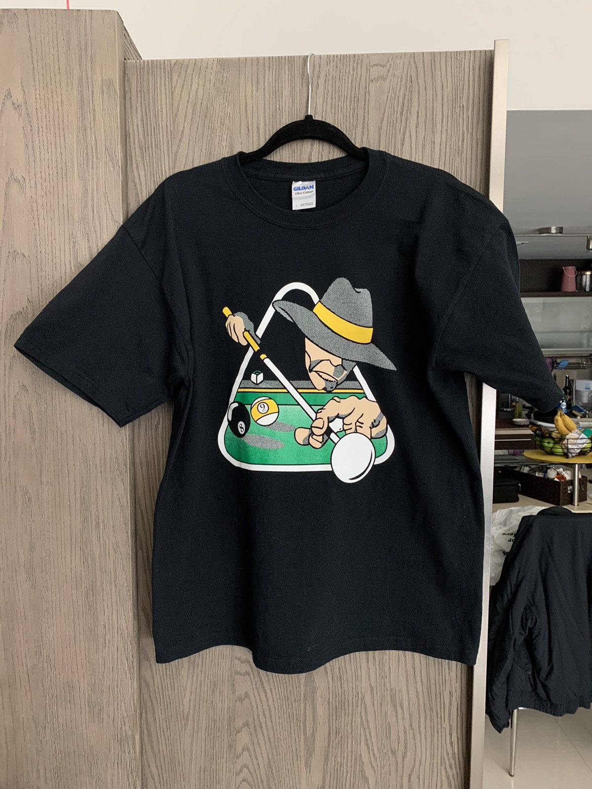 Vintage Vintage Hustle Me Pool Billiards tshirt tee Size US L / EU 52-54 / 3 - 3 Thumbnail