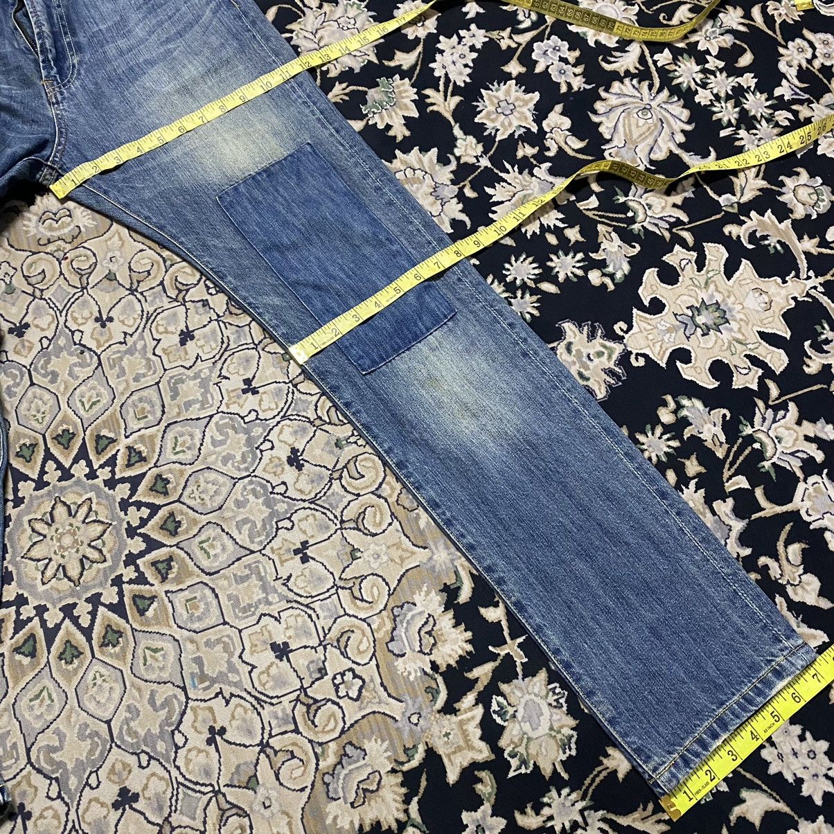 Global Work Global Work Japan Denim Patchwork Jeans Size US 32 / EU 48 - 21 Thumbnail