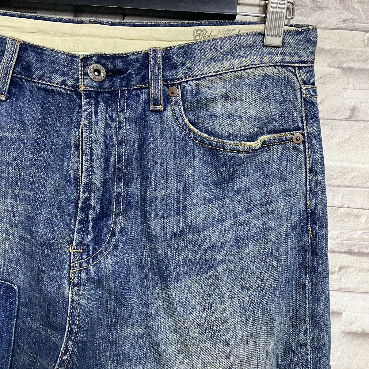 Global Work Global Work Japan Denim Patchwork Jeans Size US 32 / EU 48 - 10 Thumbnail
