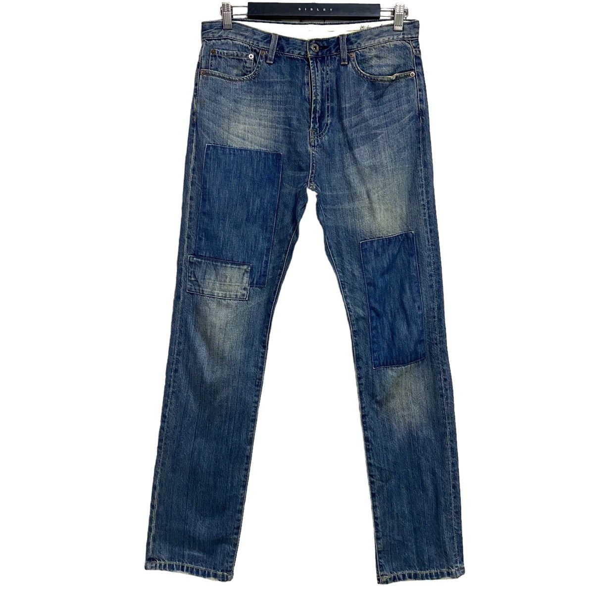 Global Work Global Work Japan Denim Patchwork Jeans Size US 32 / EU 48 - 1 Thumbnail