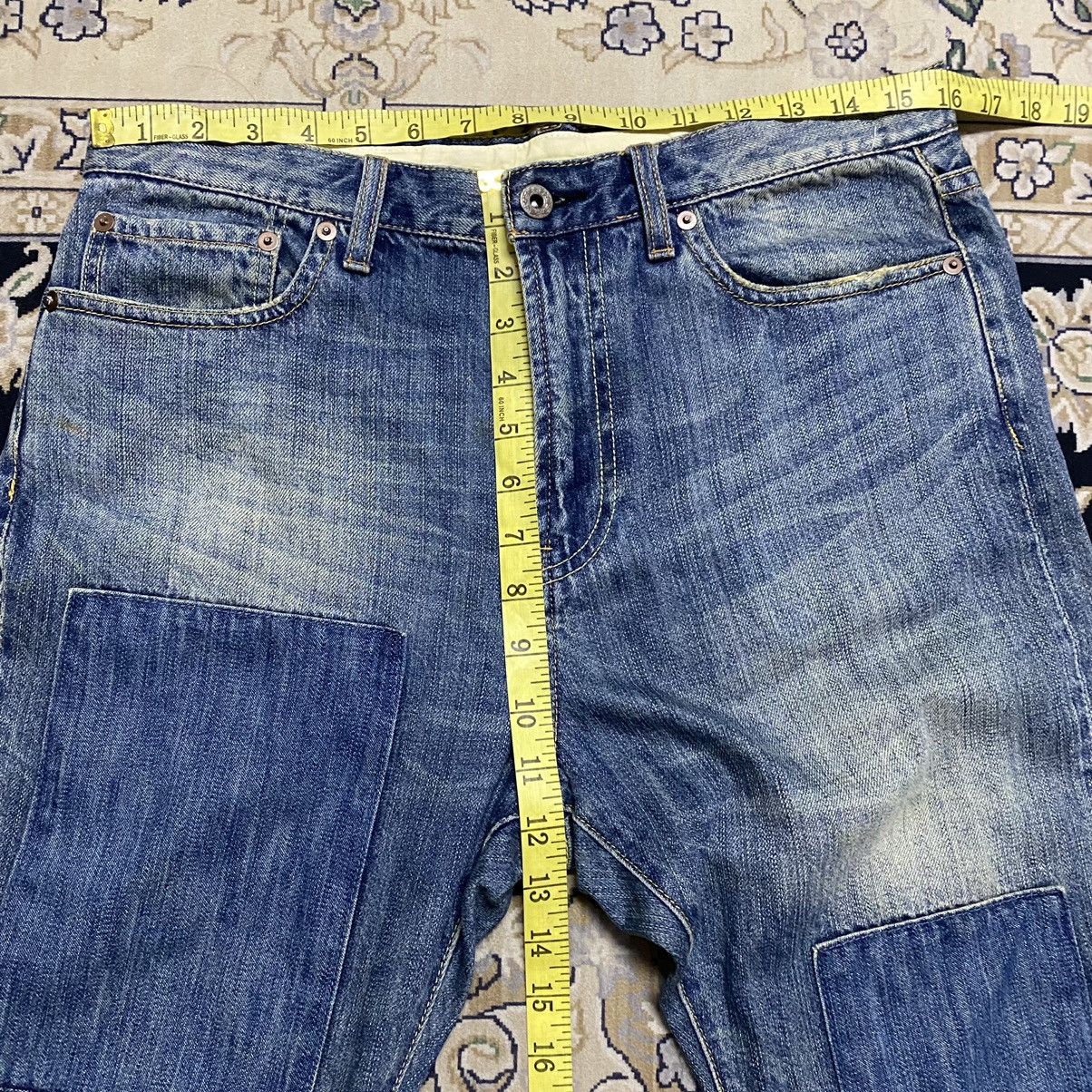 Global Work Global Work Japan Denim Patchwork Jeans Size US 32 / EU 48 - 19 Thumbnail