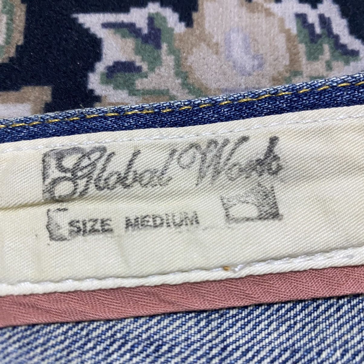 Global Work Global Work Japan Denim Patchwork Jeans Size US 32 / EU 48 - 17 Thumbnail