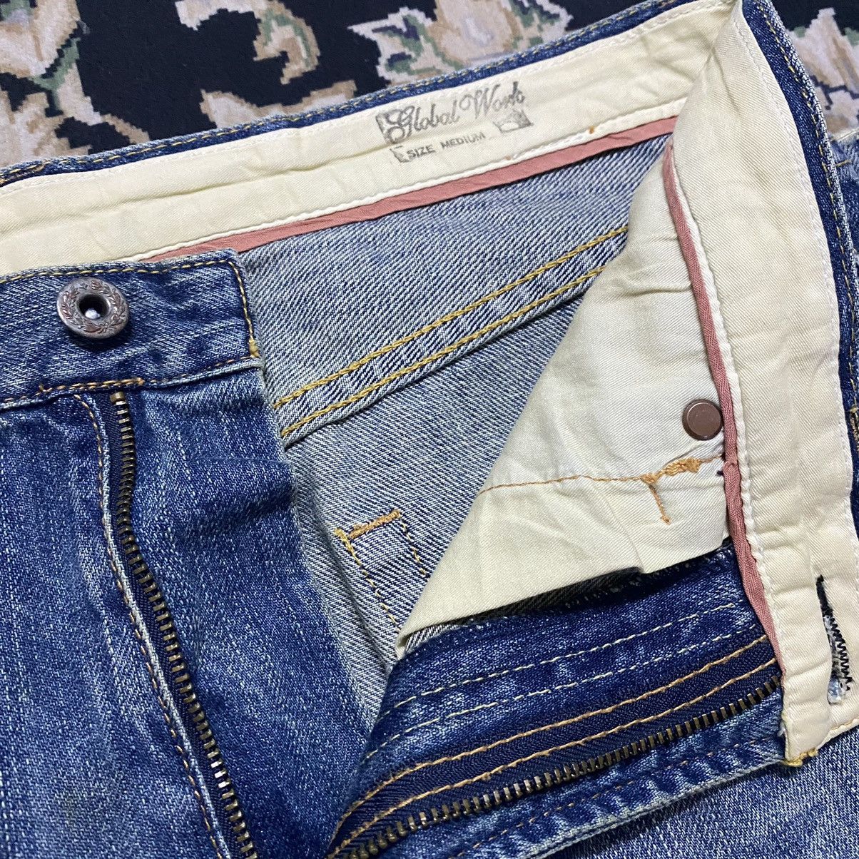 Global Work Global Work Japan Denim Patchwork Jeans Size US 32 / EU 48 - 16 Thumbnail