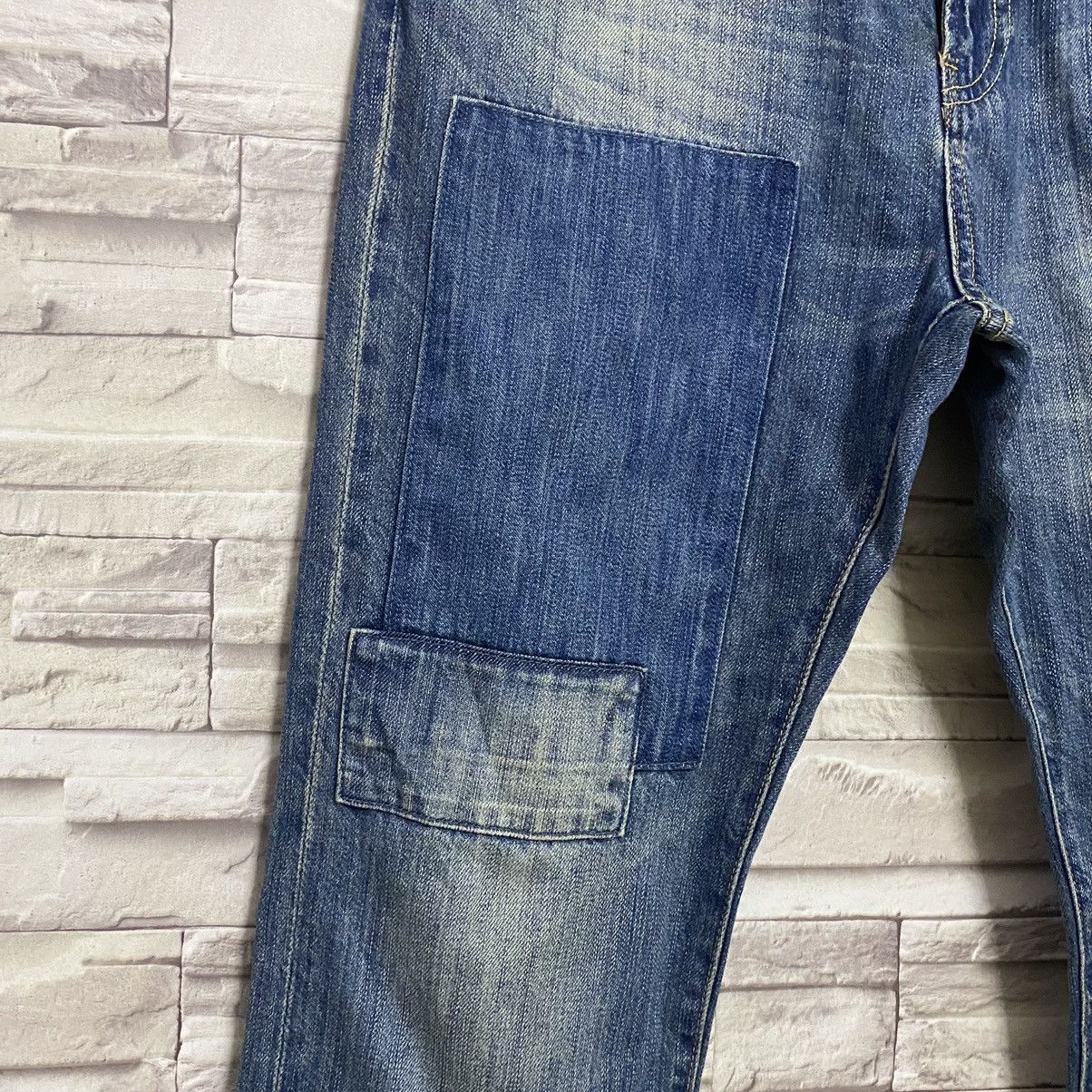 Global Work Global Work Japan Denim Patchwork Jeans Size US 32 / EU 48 - 7 Thumbnail