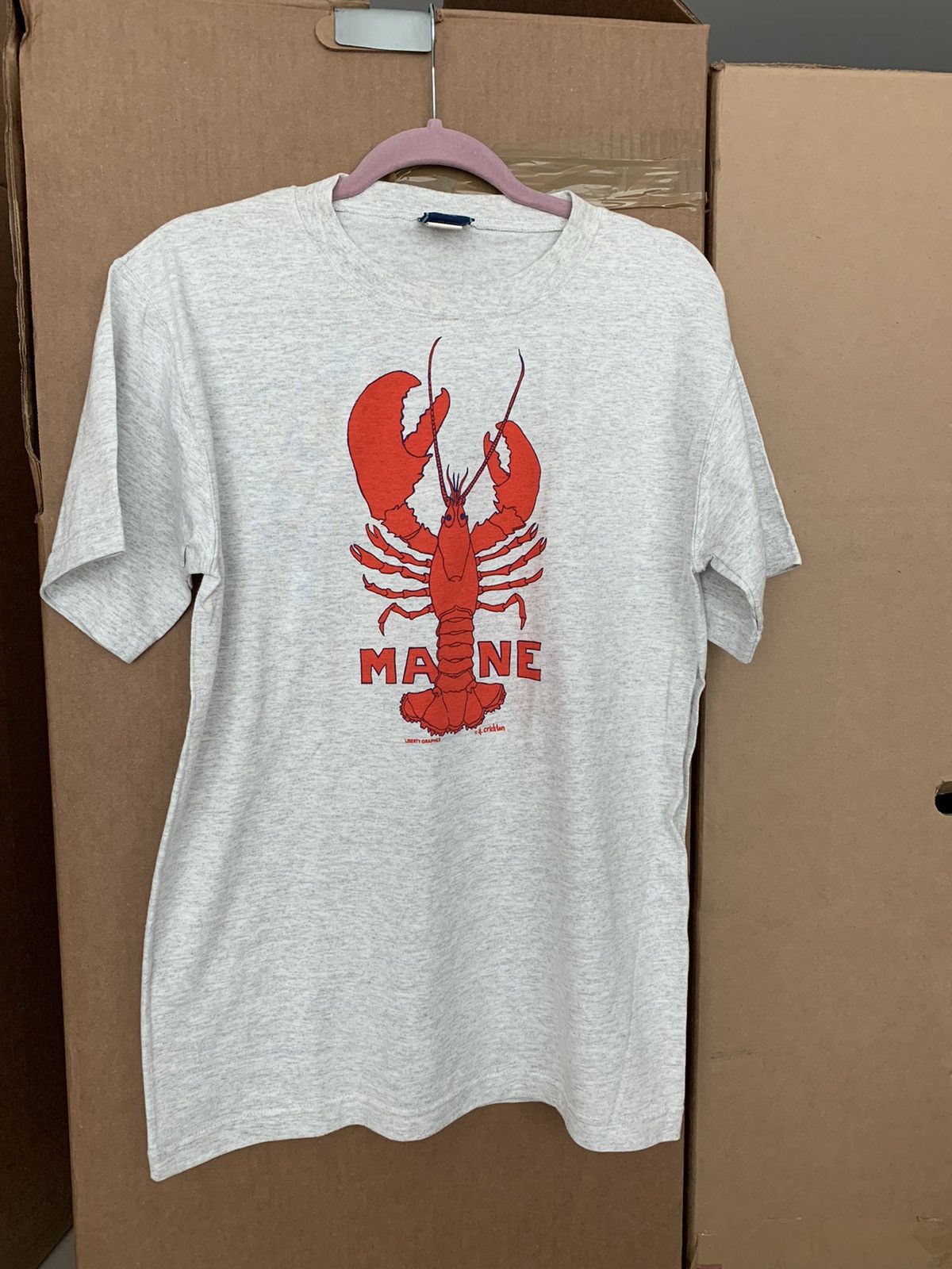Vintage Vintage Maine Lobster Cape Elizabeth tee Size US S / EU 44-46 / 1 - 2 Thumbnail