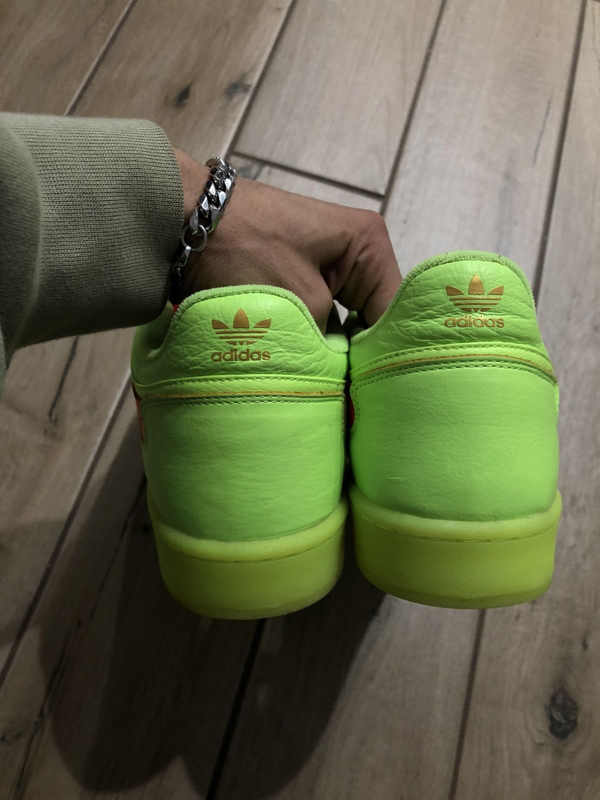 Adidas Adidas x FA/Fucking Awesome Light Low ‘Signal Green’ Size US 13 / EU 46 - 5 Thumbnail