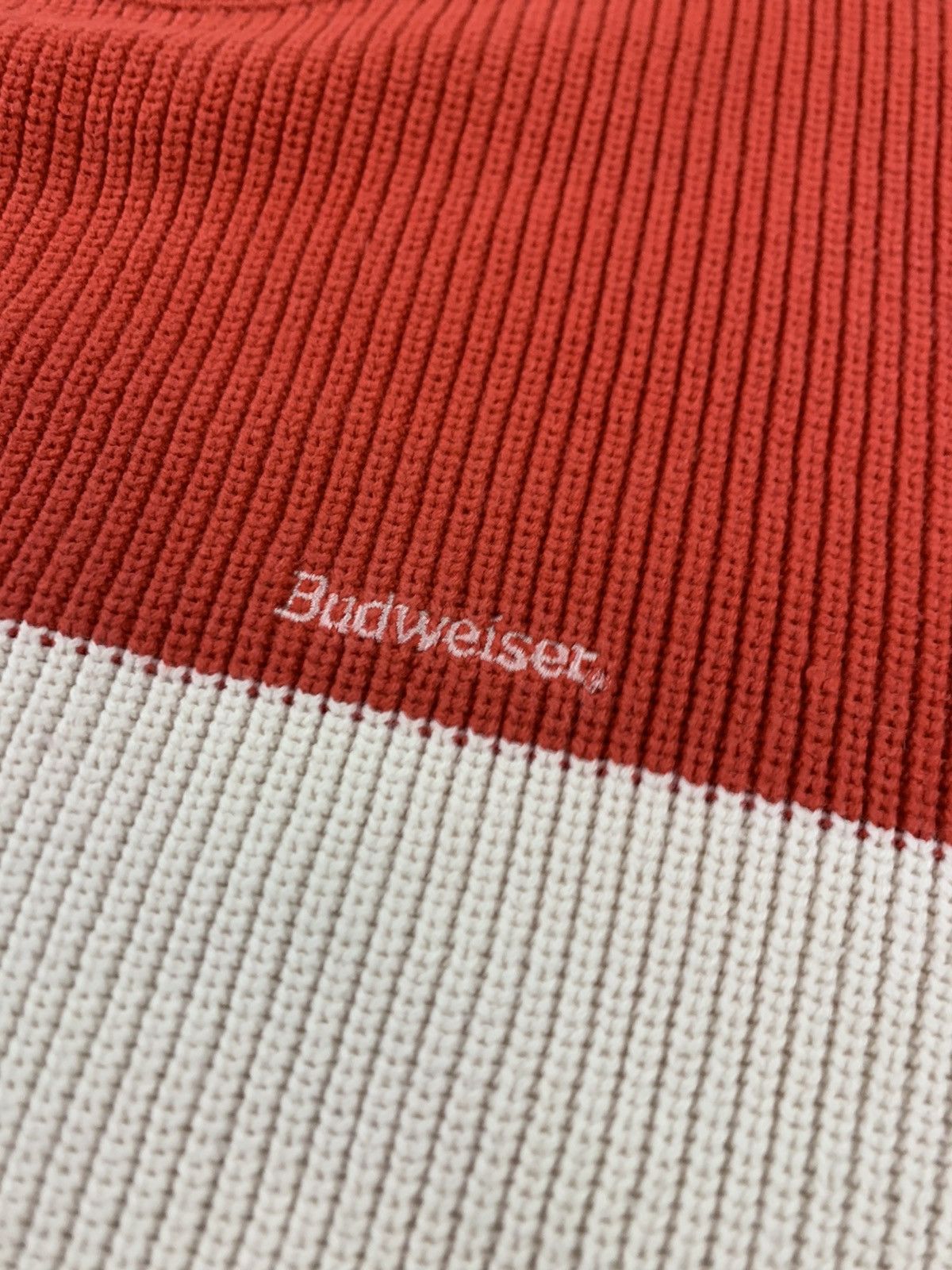 Vintage Vintage Budweiser Knit Sweater Size US M / EU 48-50 / 2 - 2 Thumbnail