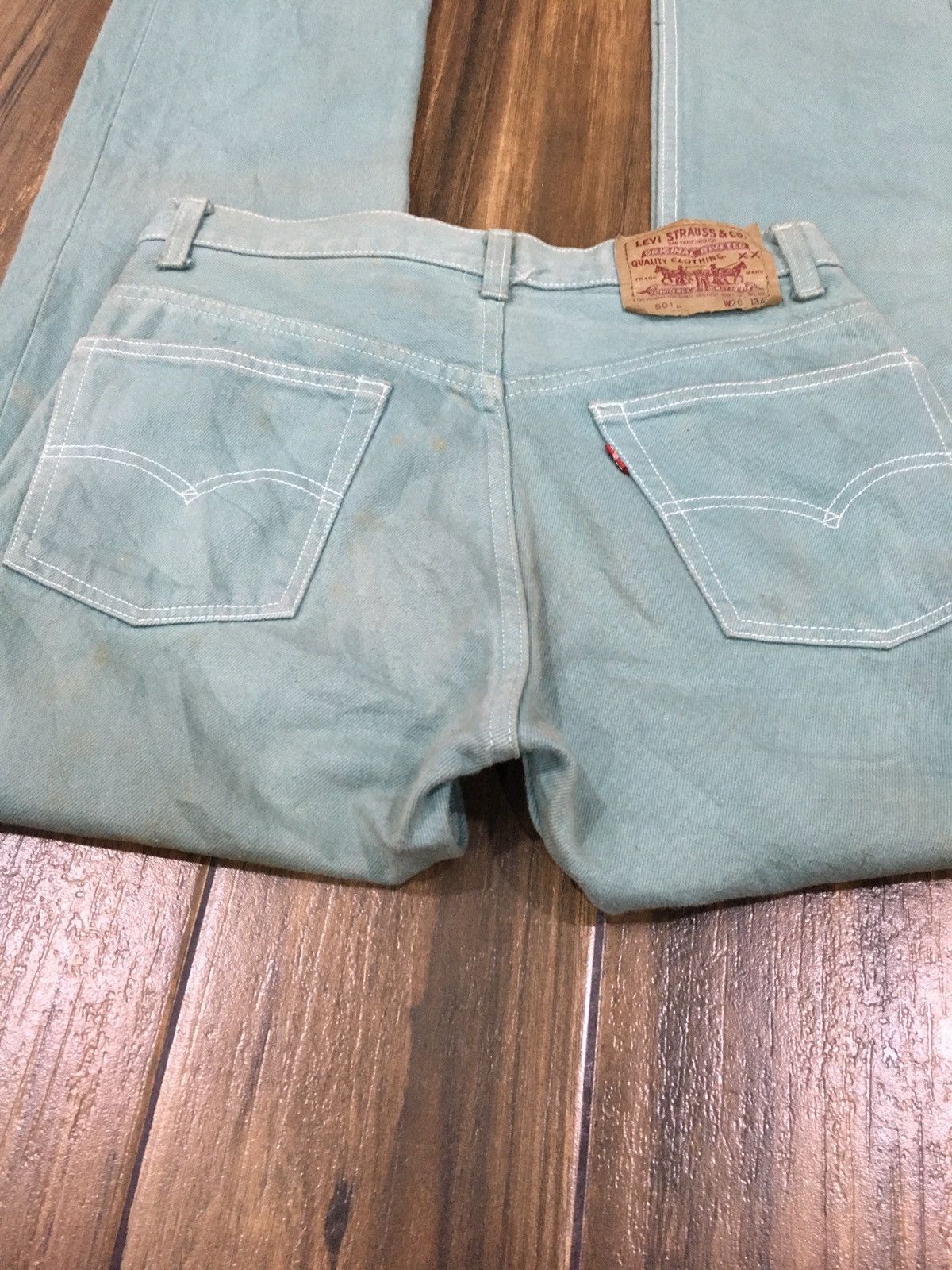 Levi's THRASHED COLOUR VTG LEVI’S 501xx Size US 28 / EU 44 - 6 Thumbnail