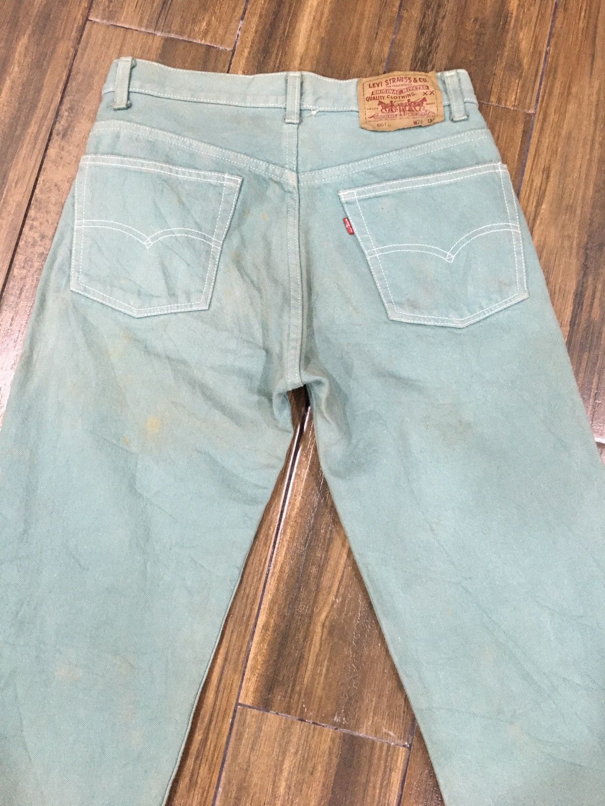 Levi's THRASHED COLOUR VTG LEVI’S 501xx Size US 28 / EU 44 - 3 Thumbnail
