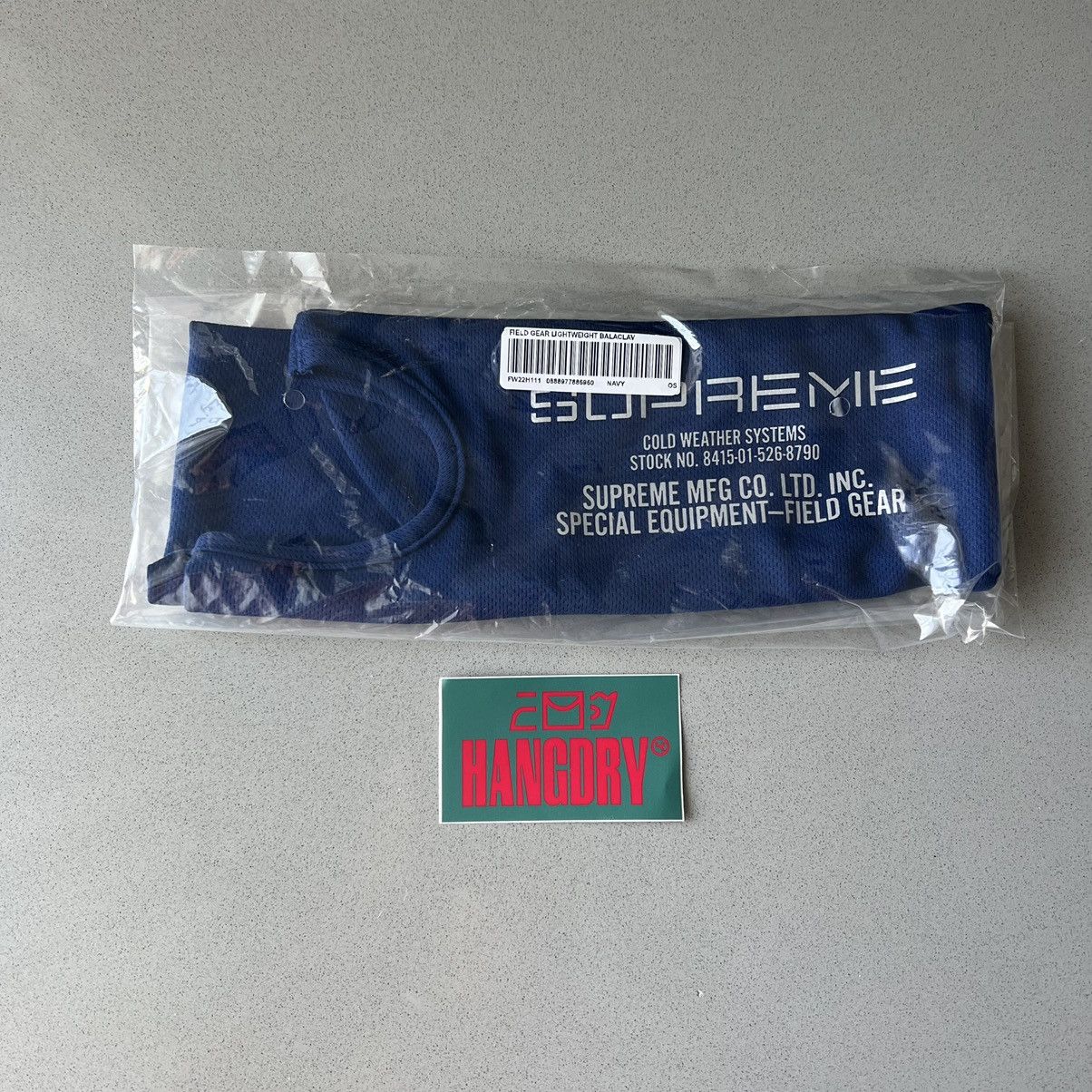 Supreme Supreme Field Gear Lightweight Balaclava Navy Size ONE SIZE - 2 Thumbnail