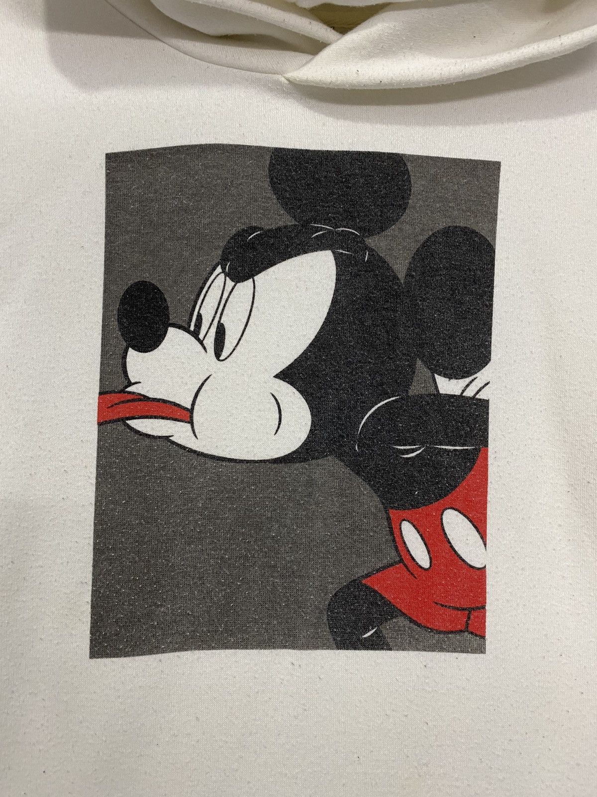 Disney × Mickey Mouse Disney Mickey Mouse Big logo Hoodie Pullover White colour Size US L / EU 52-54 / 3 - 4 Thumbnail