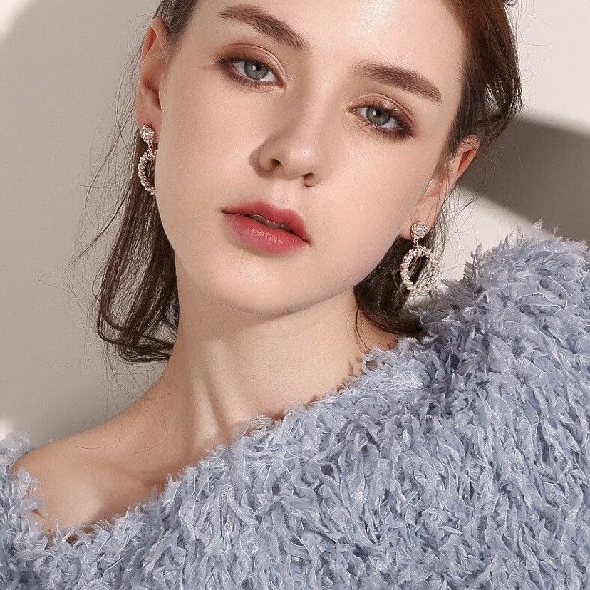 Other Women's Pearl Dangle Drop Gold Hoop Earrings Size ONE SIZE - 4 Thumbnail