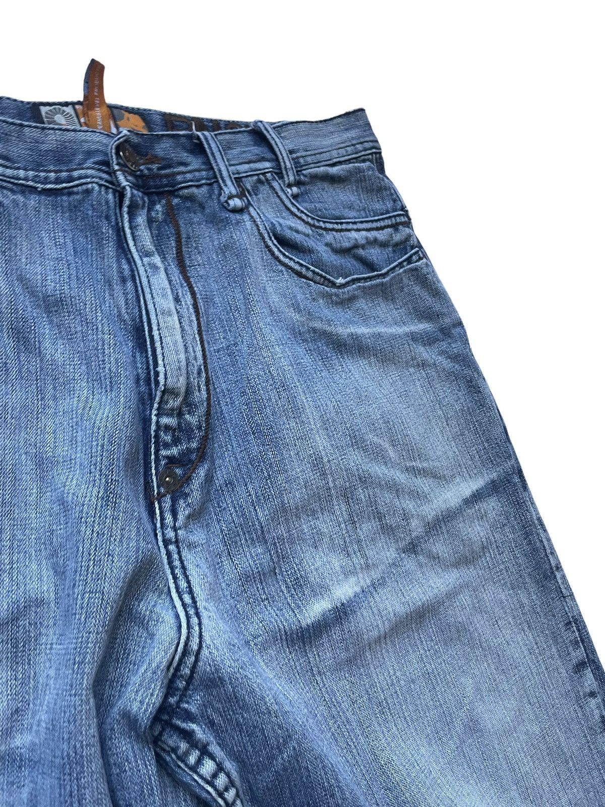 JNCO × Japanese Brand × Vintage Vintage Akademiks Embroidered Baggy Y2K Jeans 34x34 Size US 34 / EU 50 - 11 Thumbnail