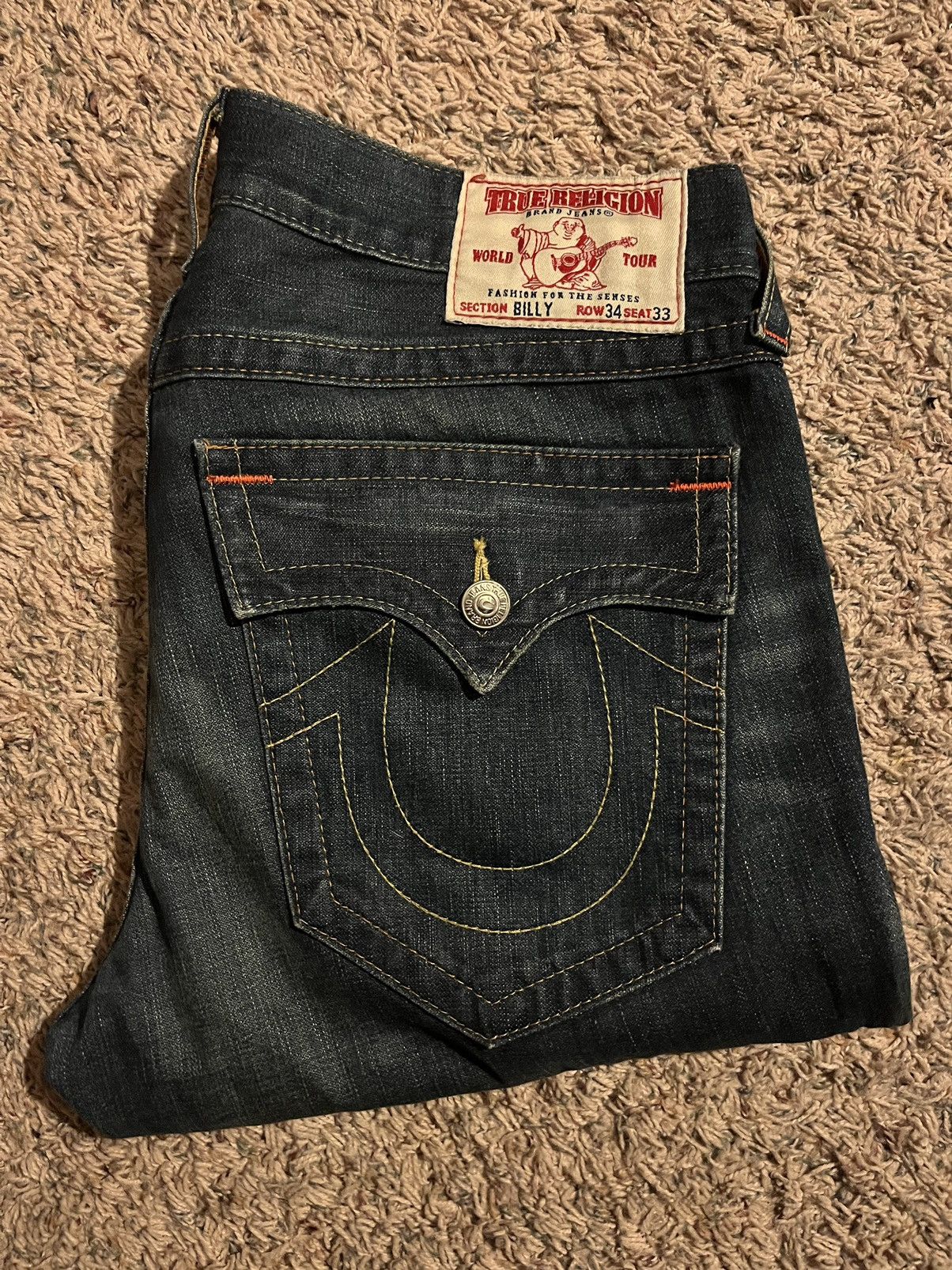 True Religion True Religion Dark Wash Denim Jeans | Grailed