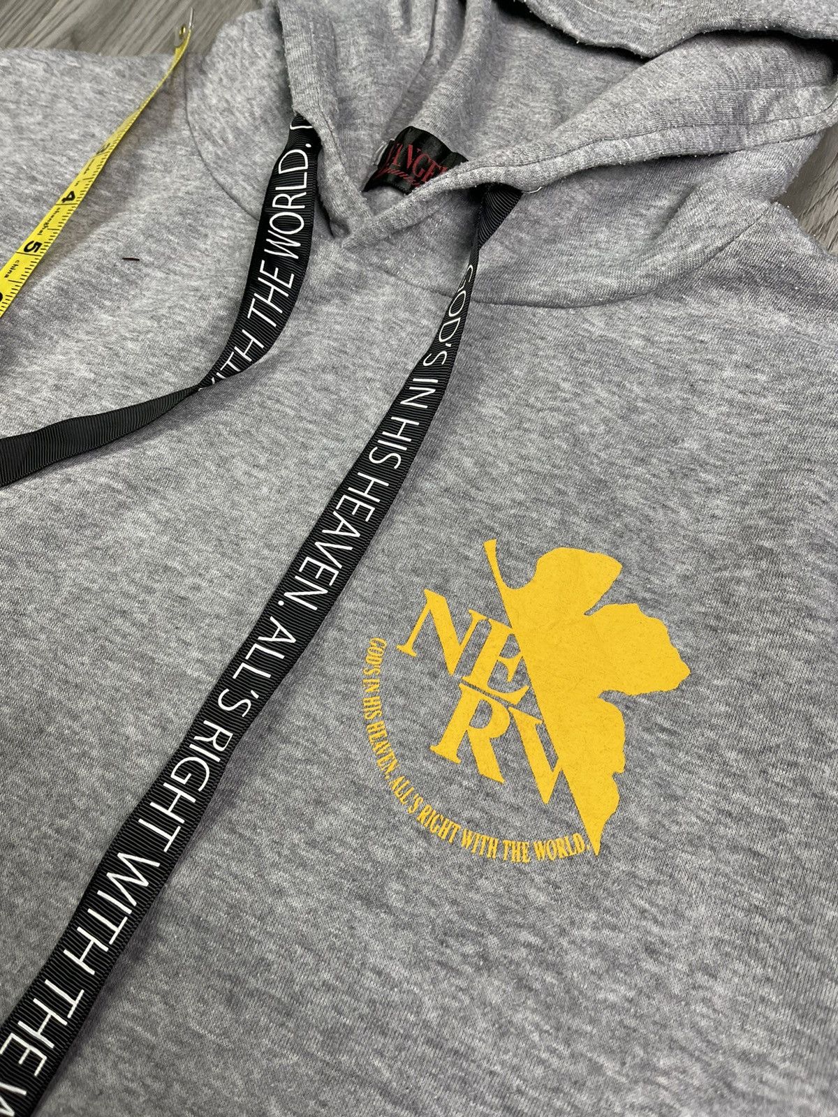 Anime × Japanese Brand Evangelion God in his heaven hoodies Size US M / EU 48-50 / 2 - 8 Thumbnail