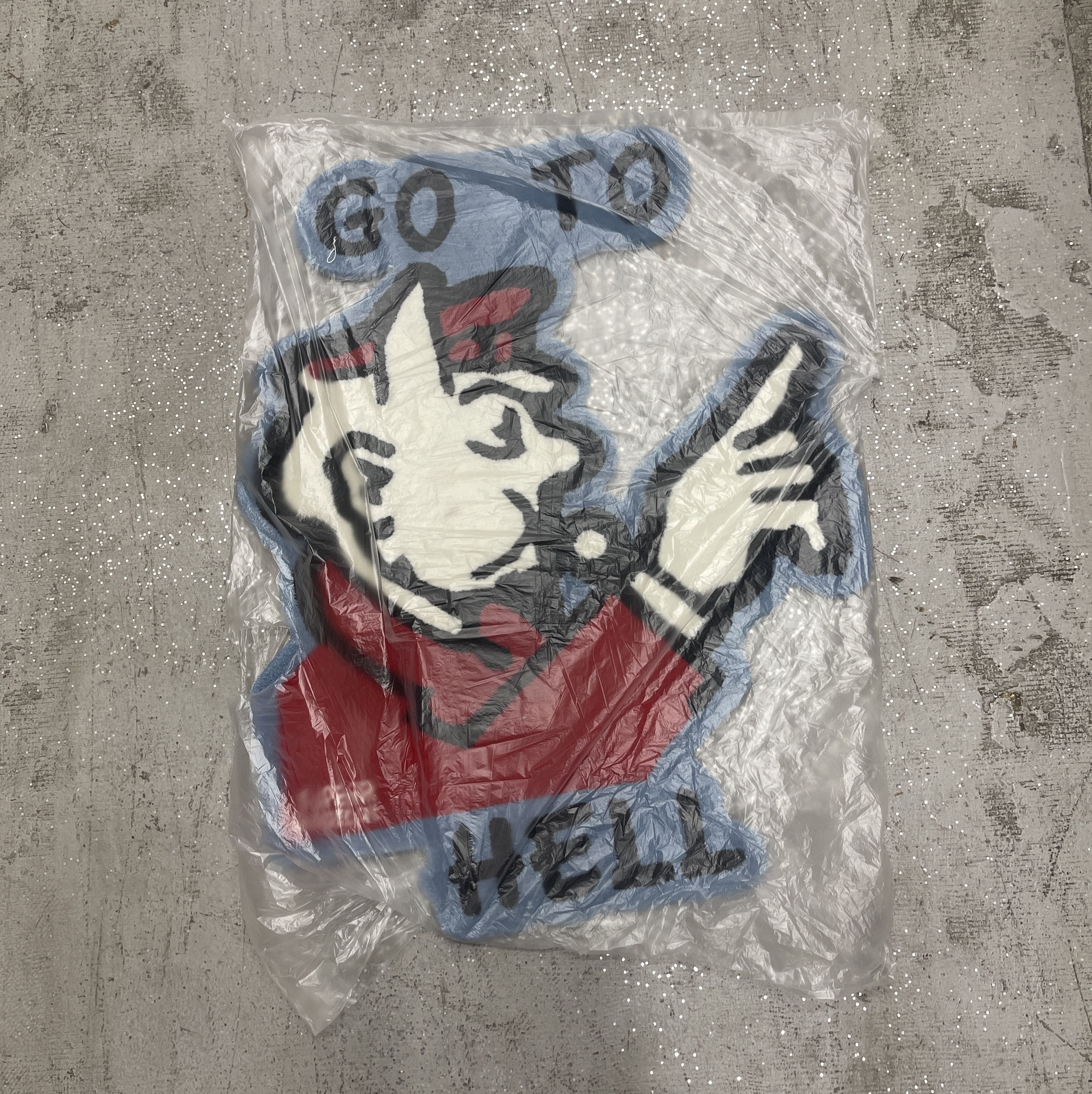 Superrradical Superrradical GO TO HELL Rug Floor Mat DEADSTOCK Size ONE SIZE - 2 Thumbnail