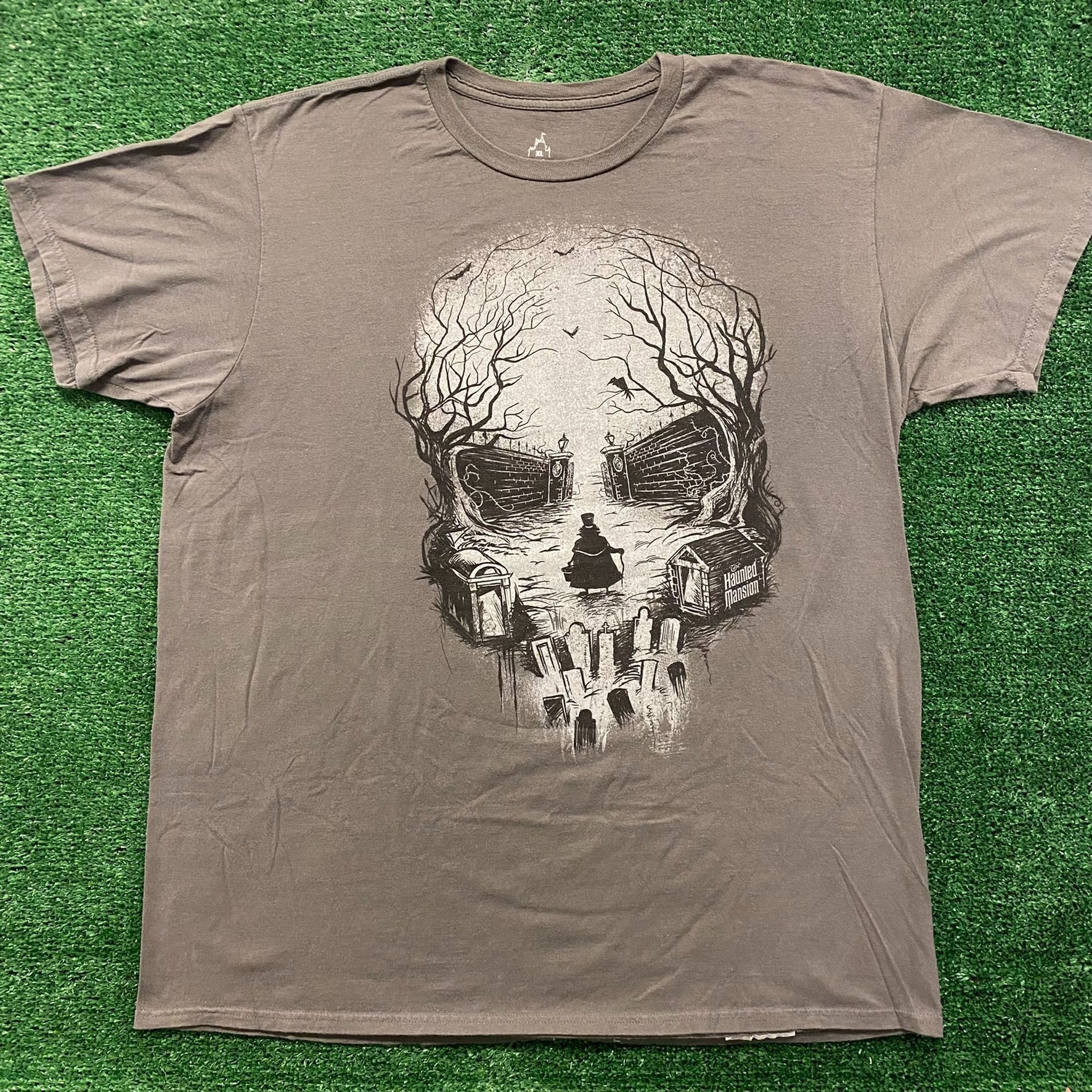 Disney Haunted Mansion Skull Vintage Disney T-Shirt Size US XL / EU 56 / 4 - 1 Thumbnail