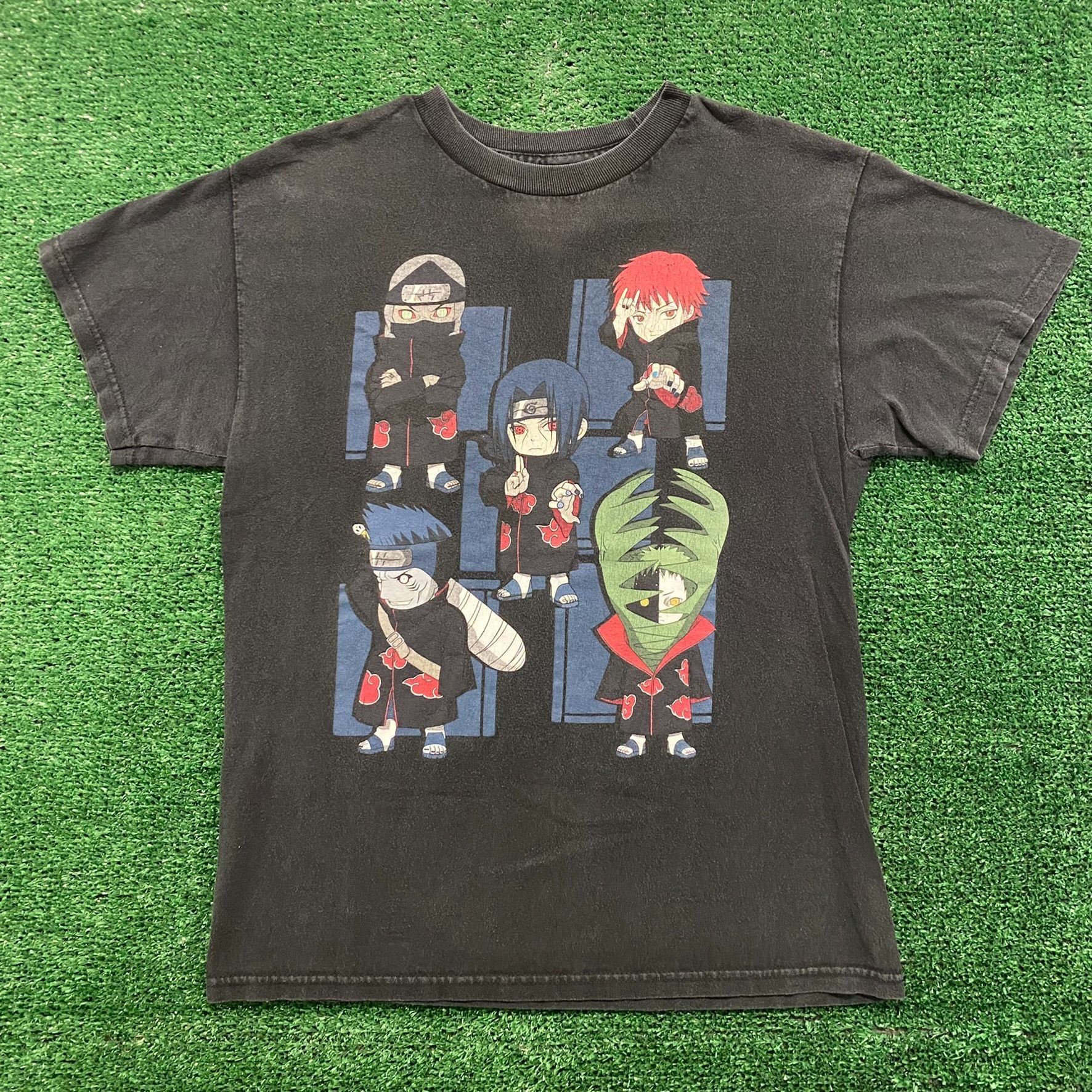 Japanese Brand Naruto Akatsuki Vintage Anime Grunge T-Shirt Size US M / EU 48-50 / 2 - 1 Thumbnail