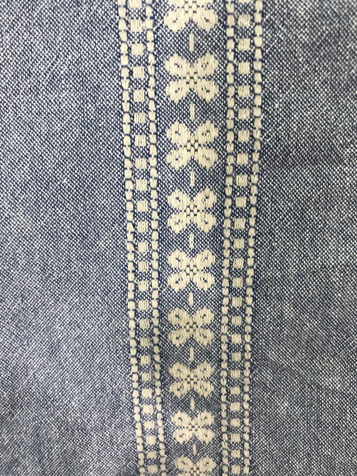 Japanese Brand Japanese Brand Pandora Striped Embroidered Shirt Size US M / EU 48-50 / 2 - 3 Thumbnail