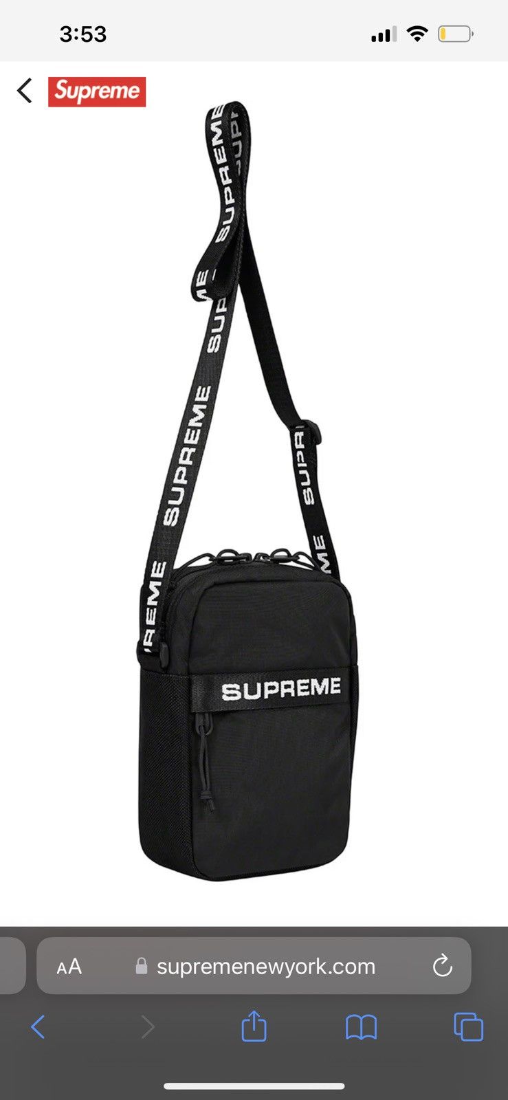 Supreme Supreme shoulder bag Size ONE SIZE - 2 Thumbnail