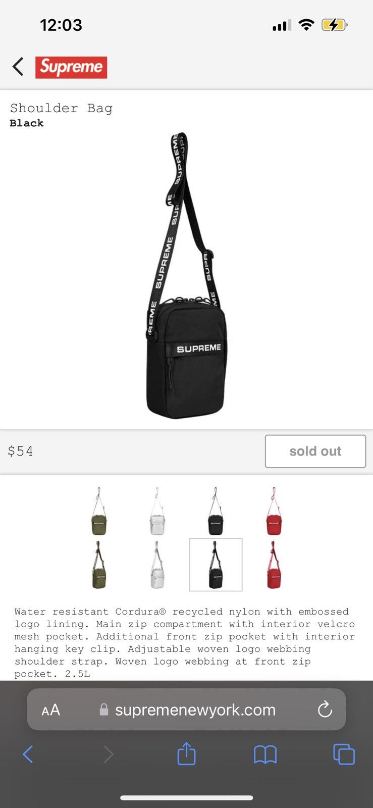 Supreme Supreme shoulder bag Size ONE SIZE - 4 Thumbnail