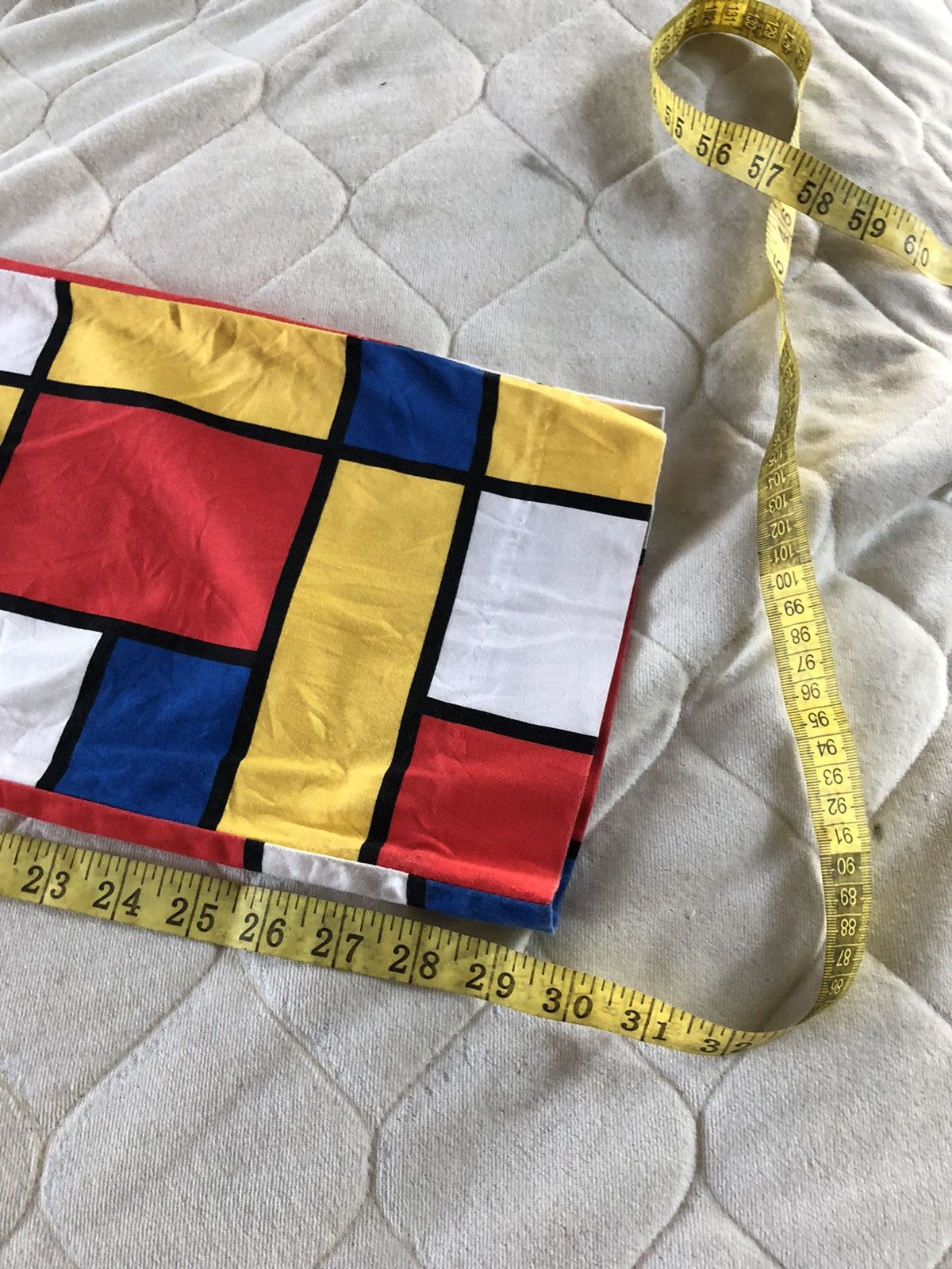 Designer Loudmouth Colourful Bricks Check Art Casual Pants Size US 37 - 10 Thumbnail