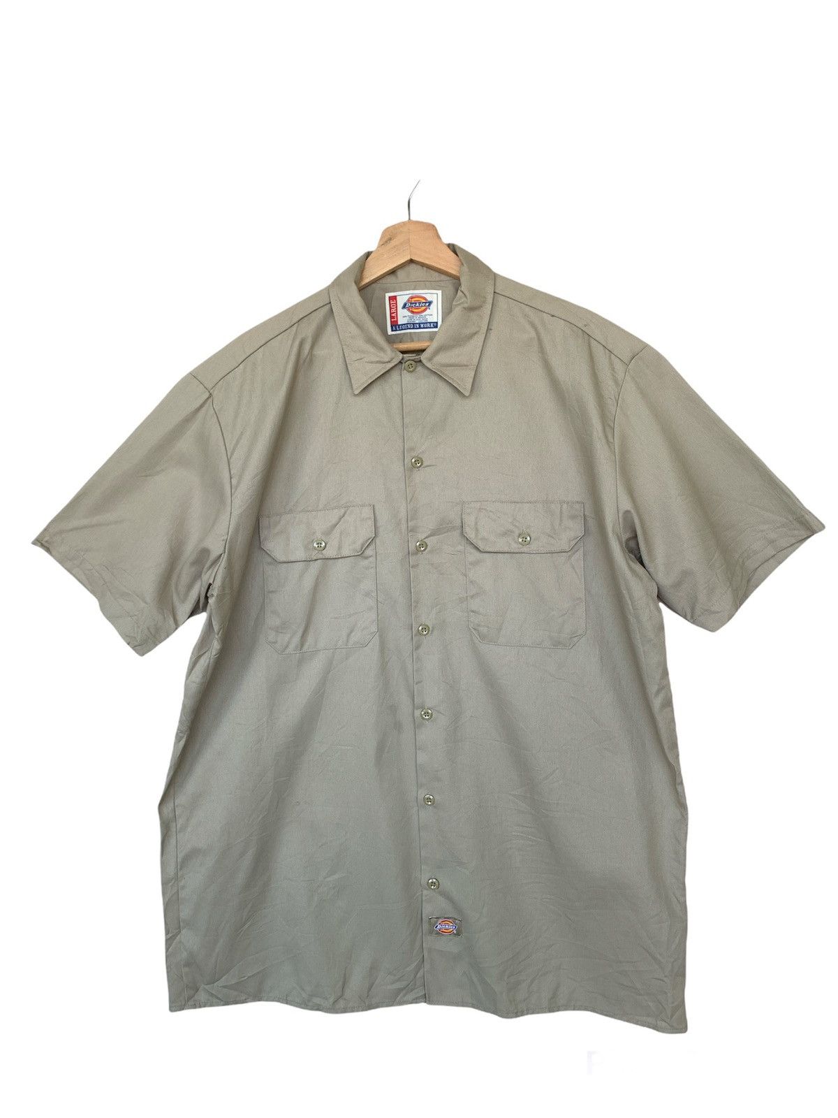 Vintage Dickies Workwear Button Ups Shirt
