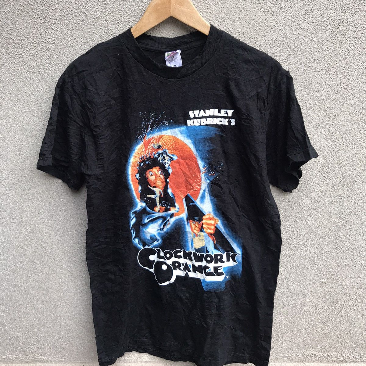 Vintage Vintage CLOCKWORK ORANGE movie tee stanley kubricks Size US M / EU 48-50 / 2 - 2 Thumbnail