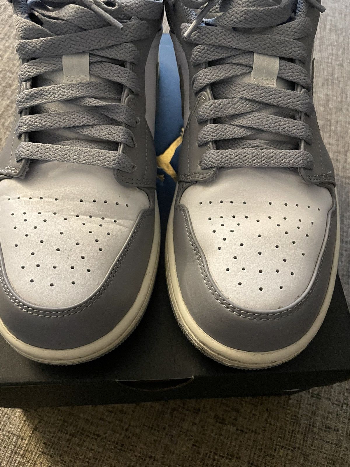 Jordan Brand Air Jordan 1 Low Vintage Grey Size US 10 / EU 43 - 9 Thumbnail