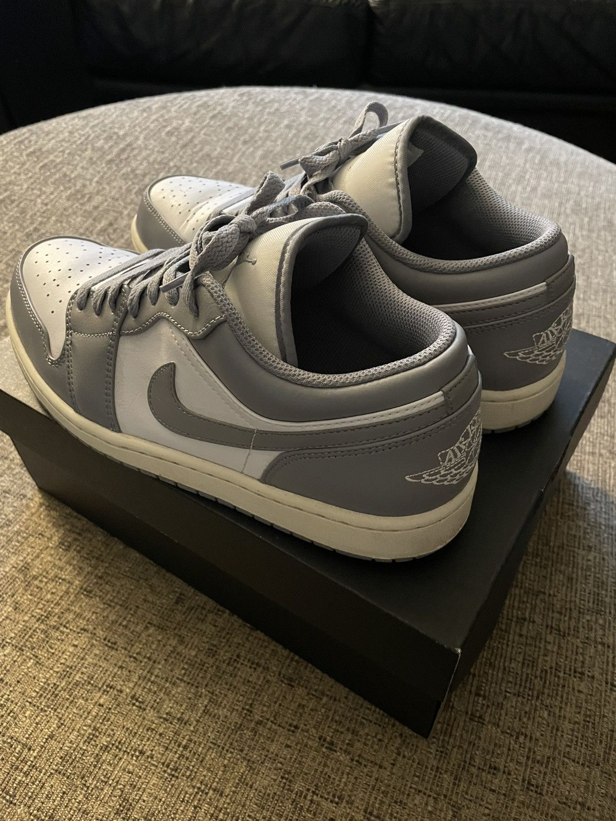 Jordan Brand Air Jordan 1 Low Vintage Grey Size US 10 / EU 43 - 4 Thumbnail